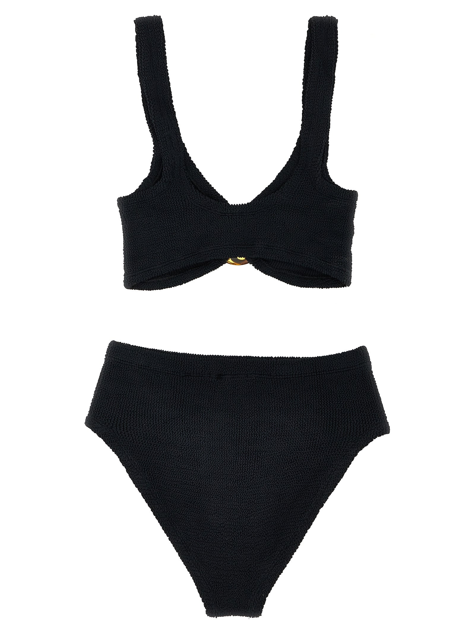 Hunza G Black Nylon Bikini