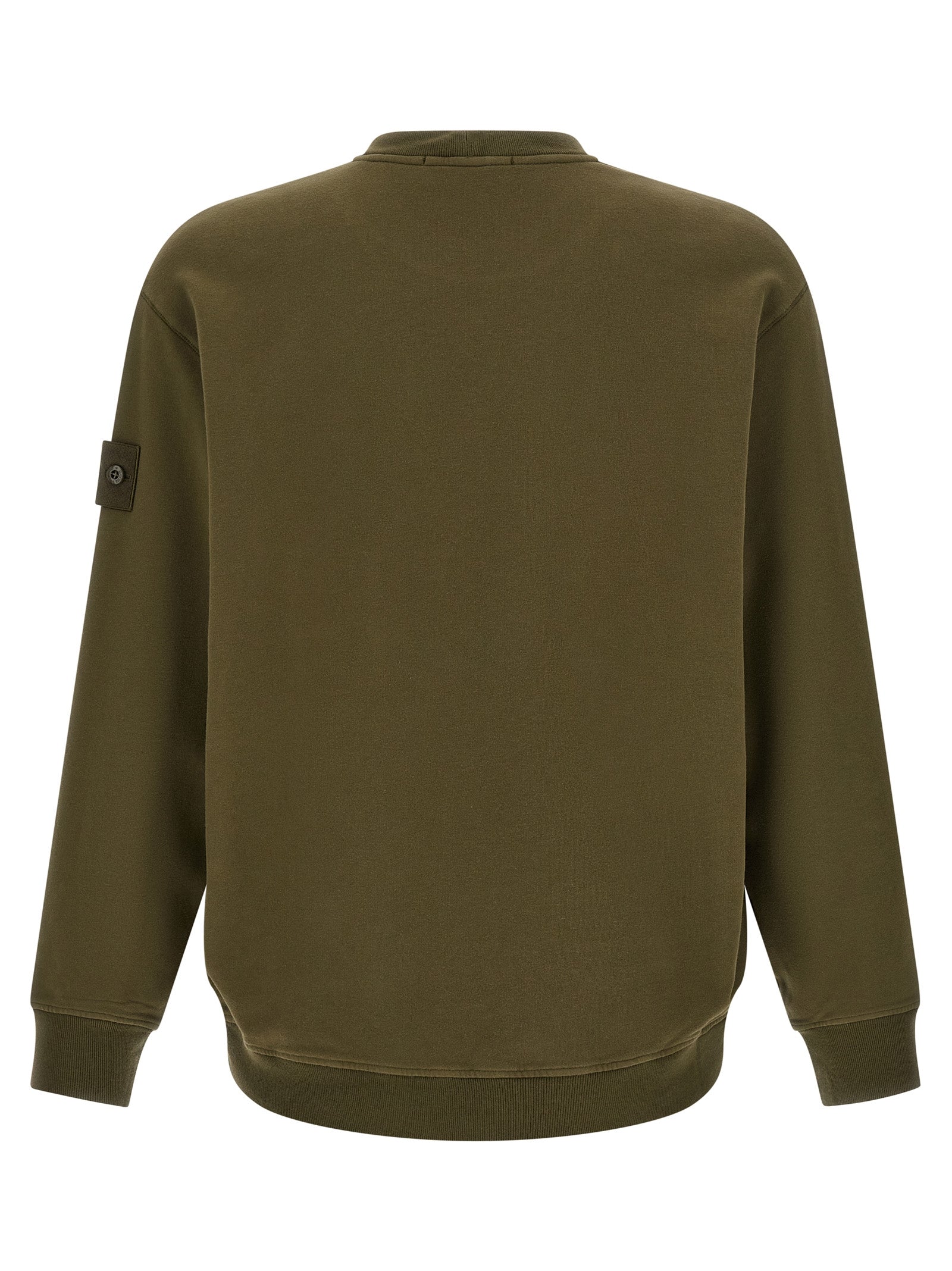 Stone Island Bicolor Cotton Sweatshirt