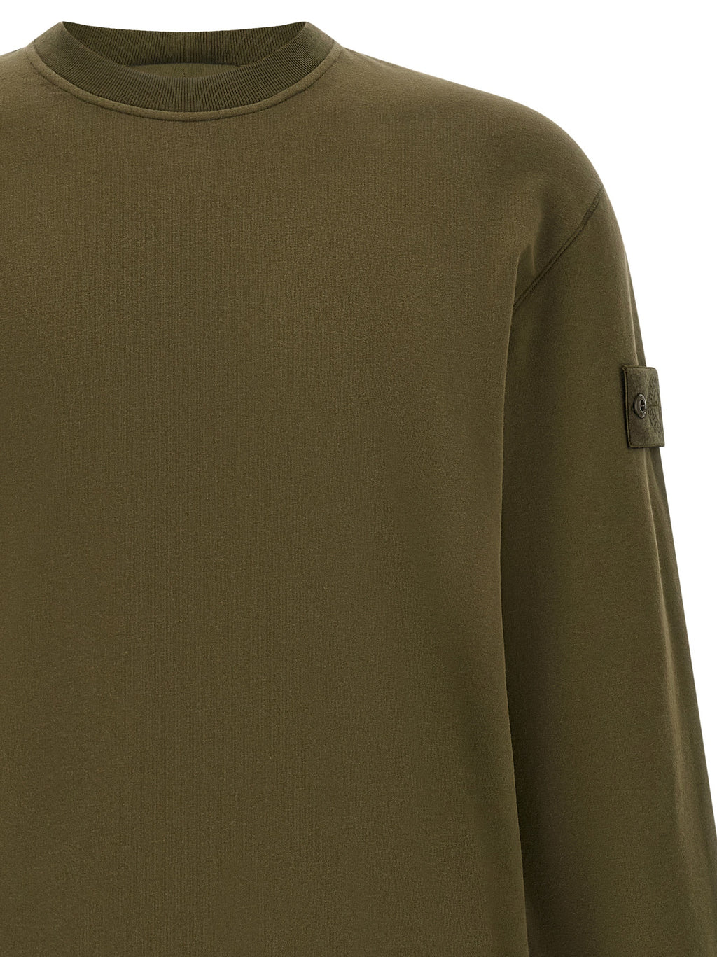 Stone Island Bicolor Cotton Sweatshirt