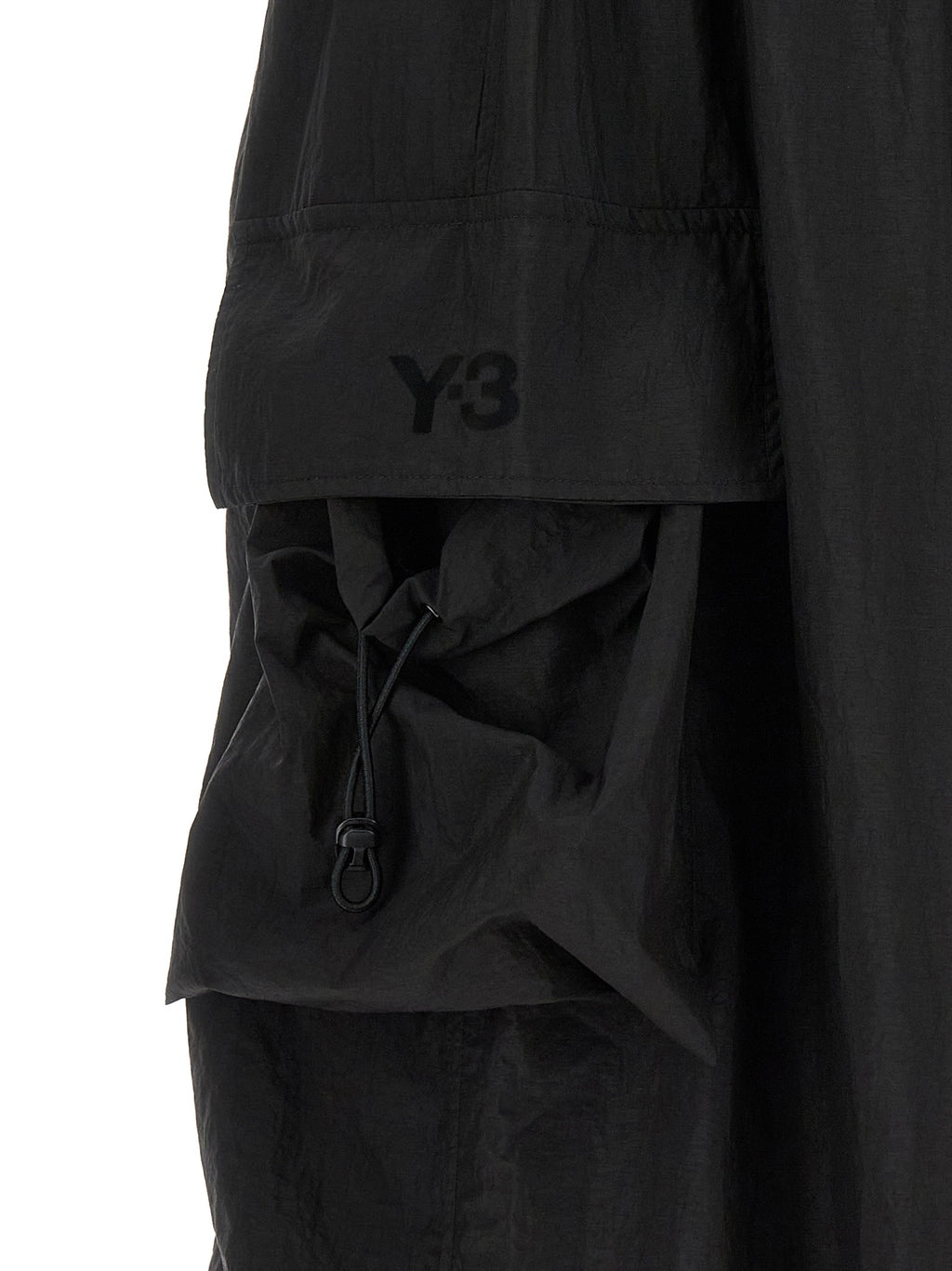 Y-3 Black Polyamide Cargo Pants
