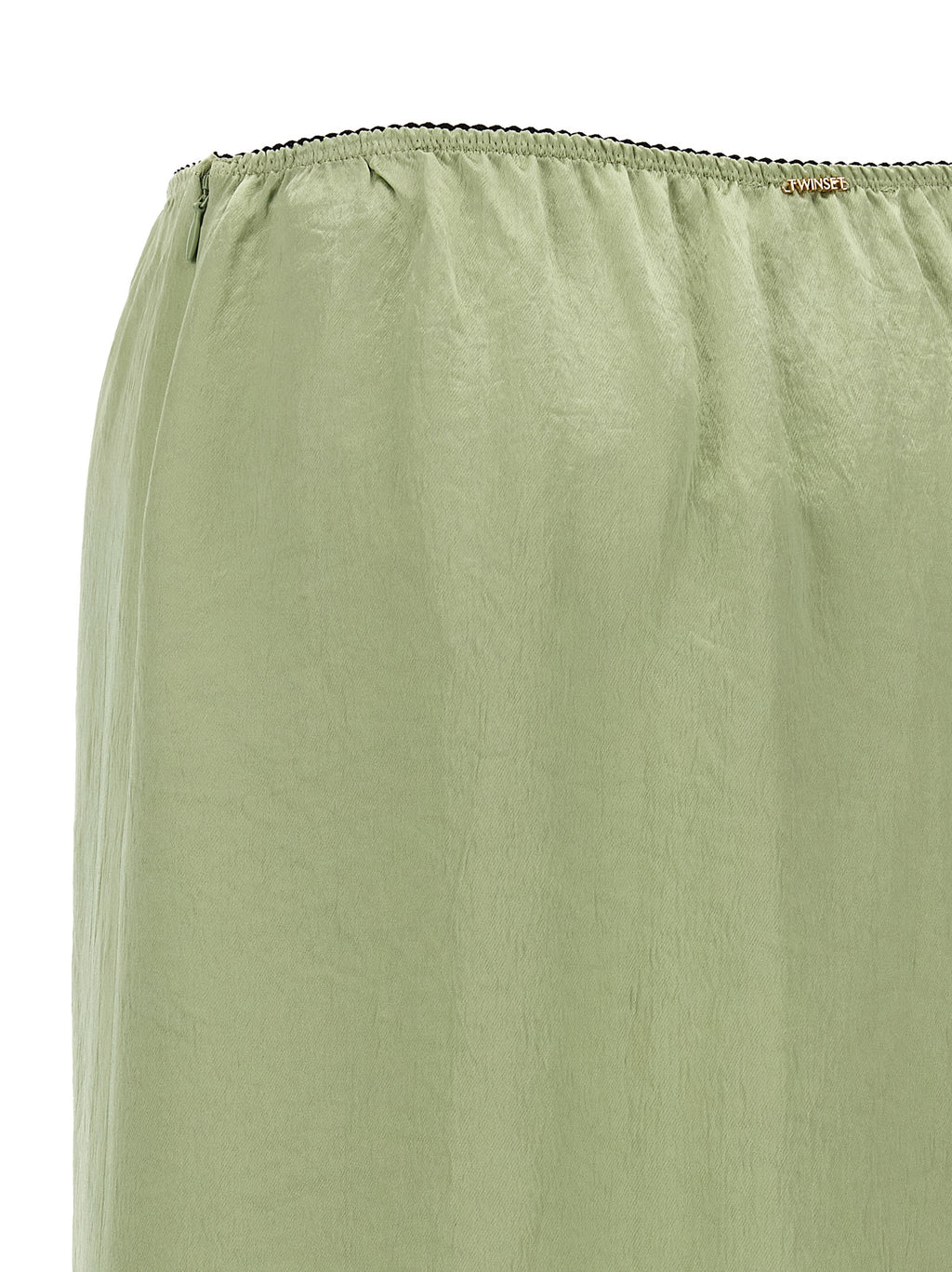 Twinset Bicolor Marabou Midi Skirt