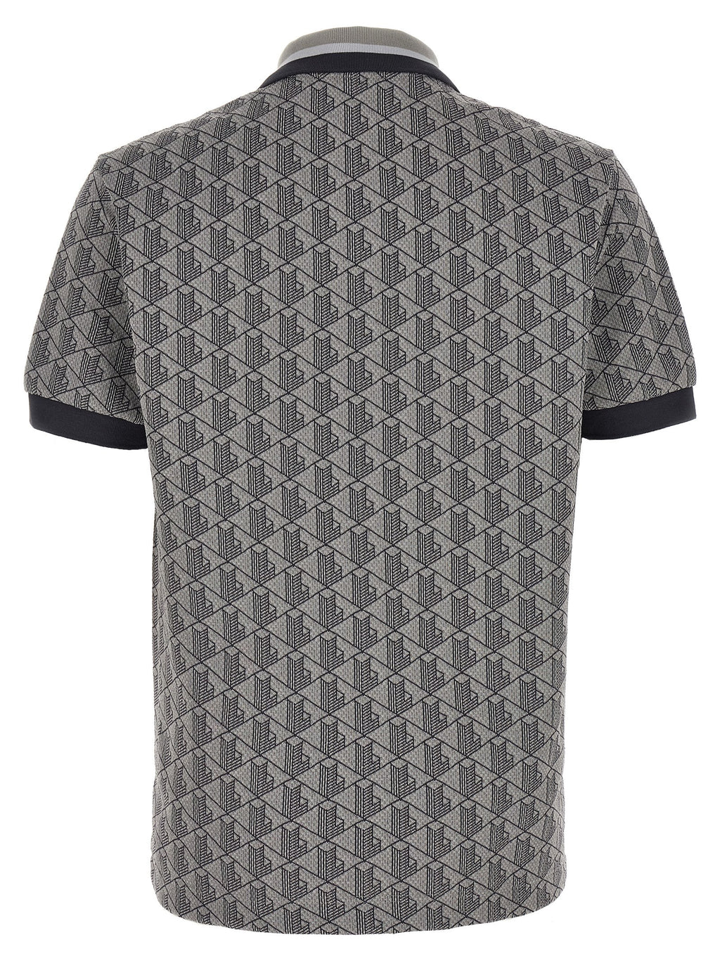 Lacoste Gray Polyester Polo Shirt