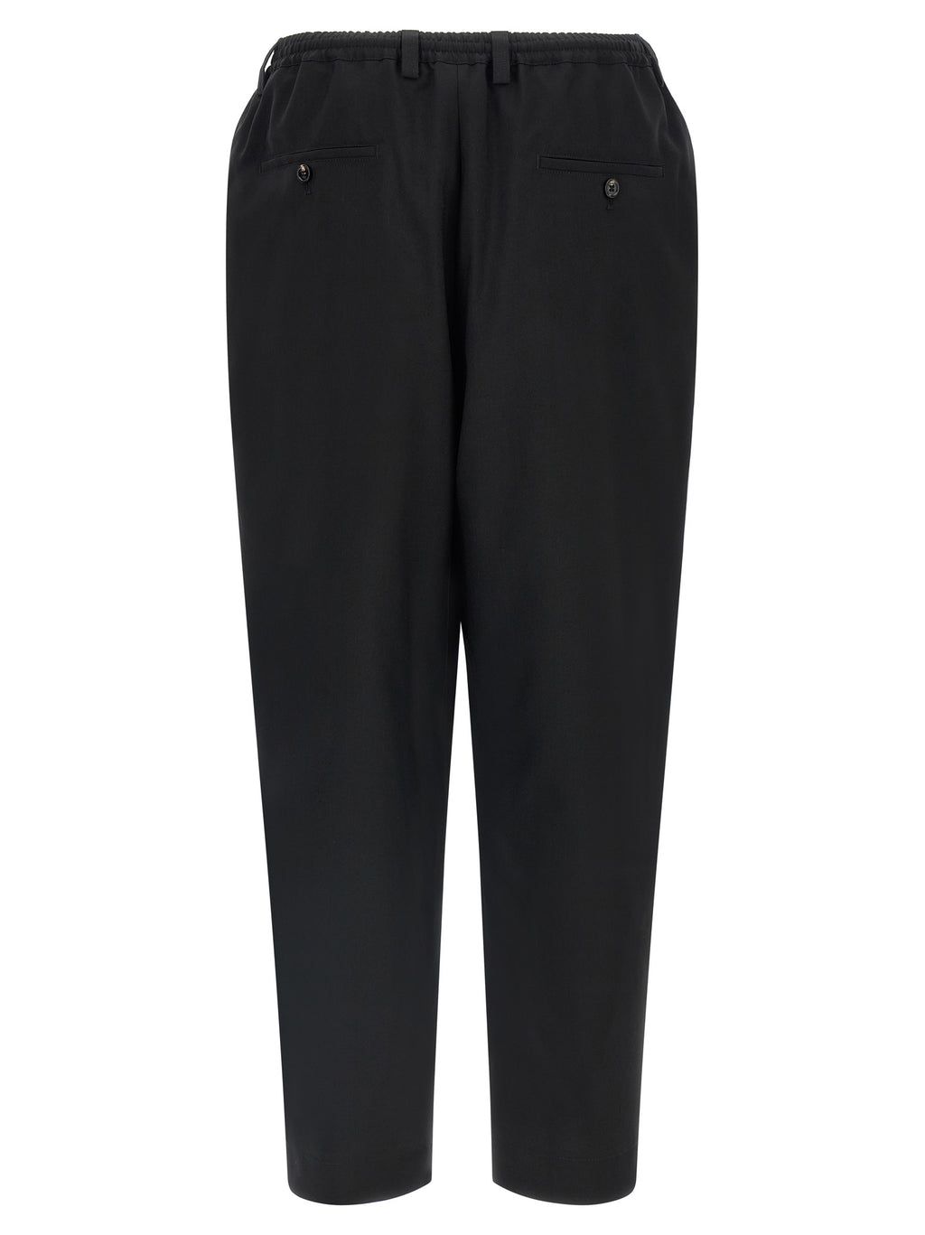 Marni Black Virgin Wool Cropped Pants