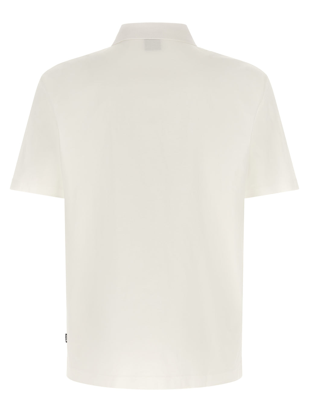 Hugo Boss White Cotton Polo Shirt