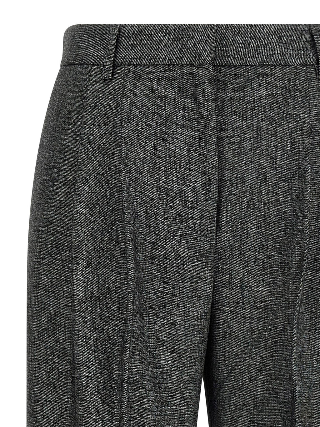 The Andamane Gray Polyester Dress Pants