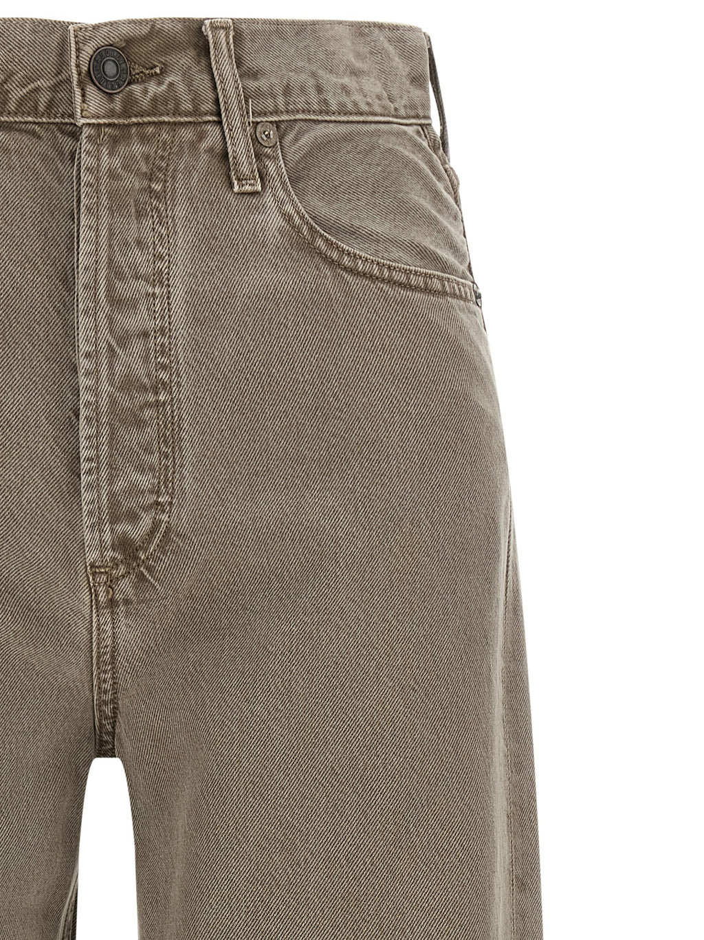 Agolde Brown Lyocell Relaxed Fit Jeans