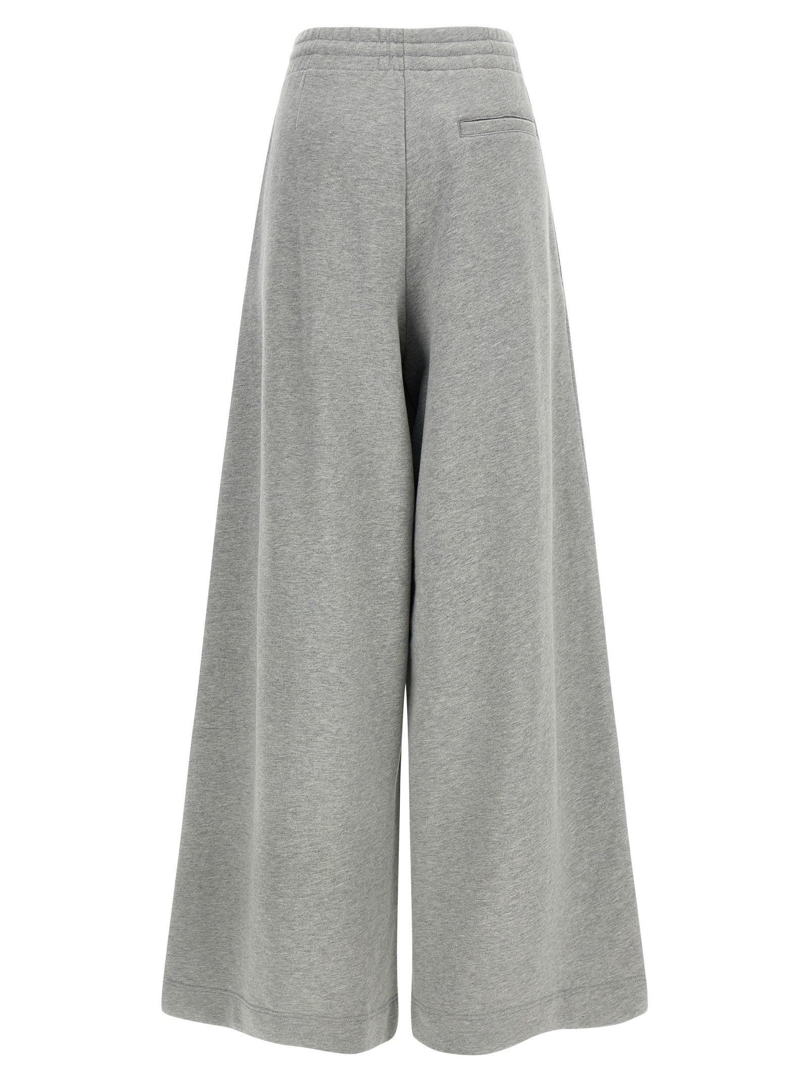 Dries Van Noten Gray Cotton Casual Pants