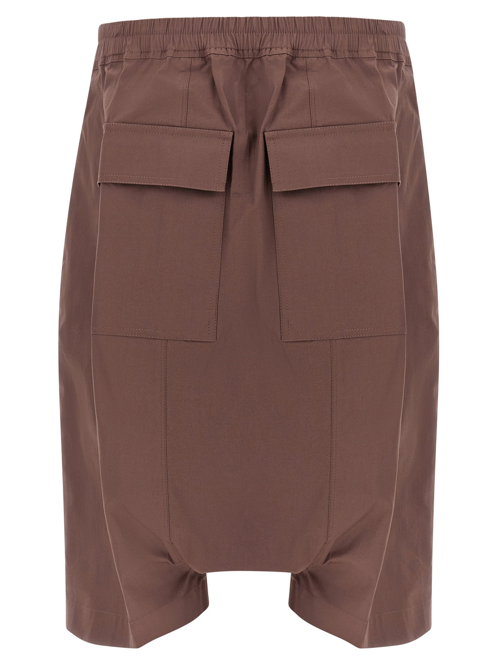 Rick Owens Brown Cotton Bermuda Shorts