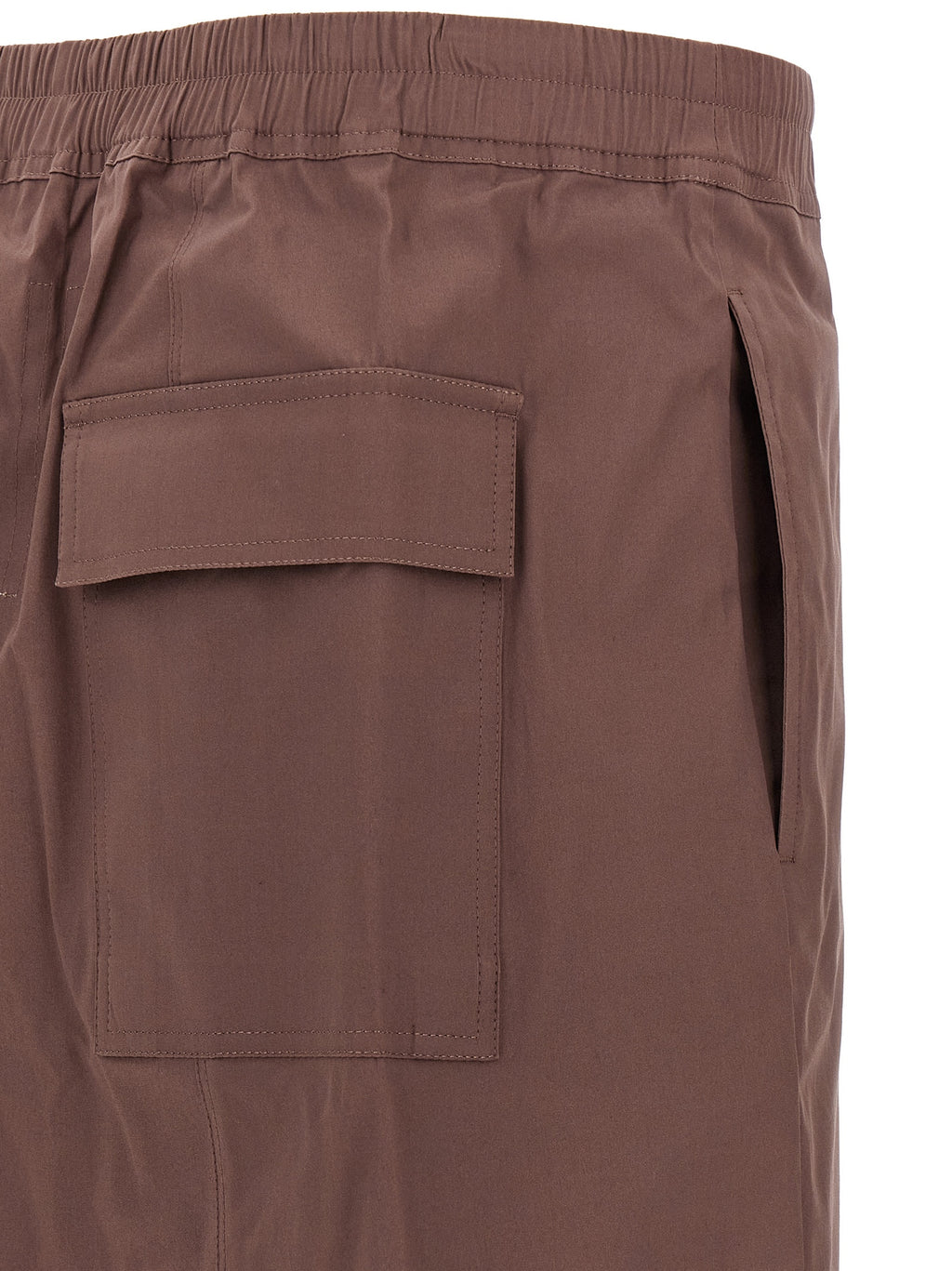 Rick Owens Brown Cotton Bermuda Shorts