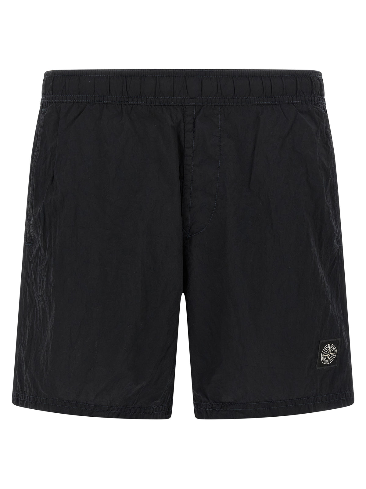 Stone Island Badeshorts aus blauem Polyamid