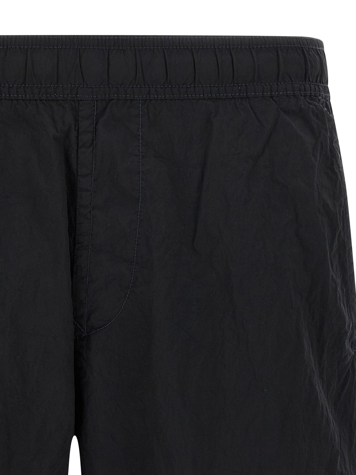 Stone Island Badeshorts aus blauem Polyamid