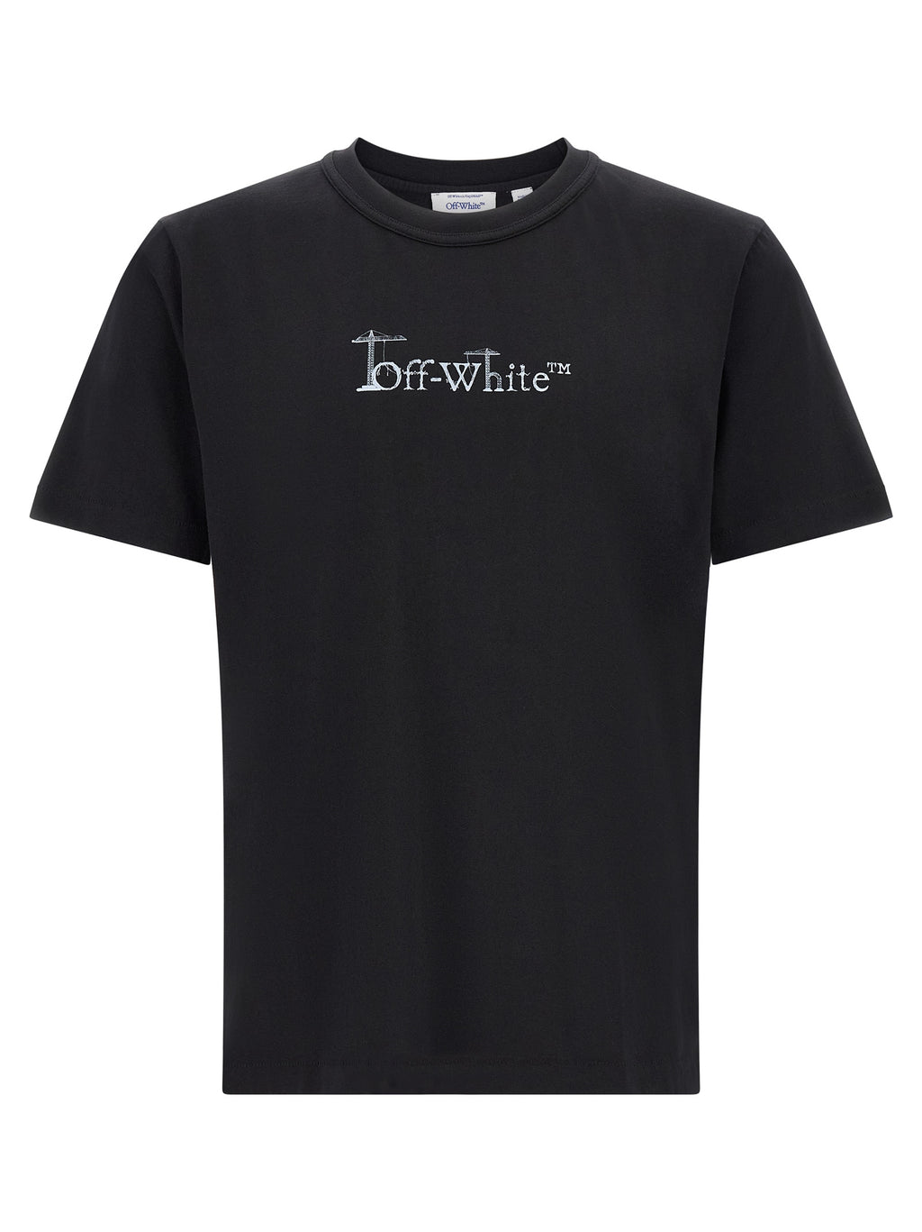 Off-White Black Cotton T-Shirt