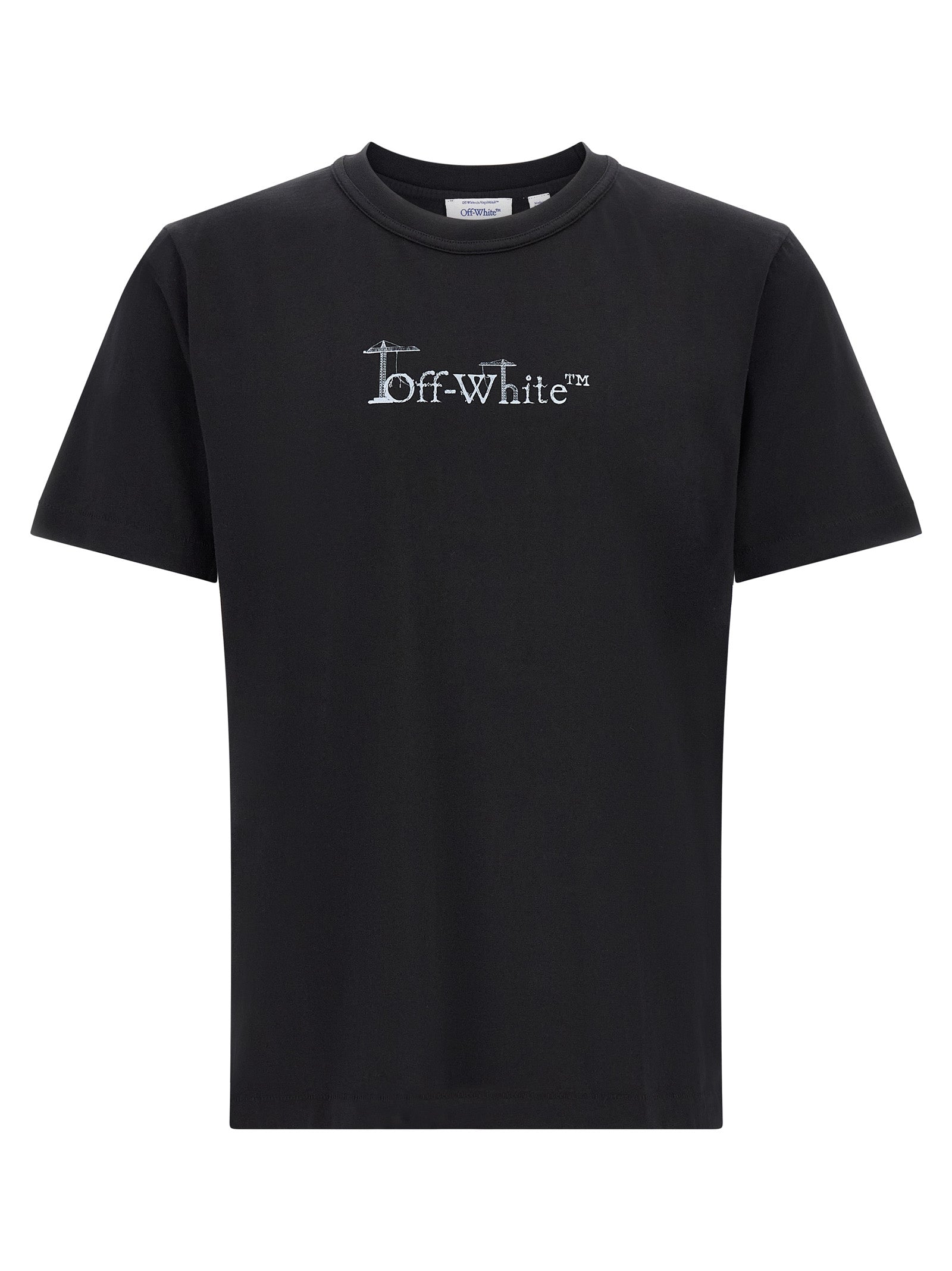 Off-White Black Cotton T-Shirt