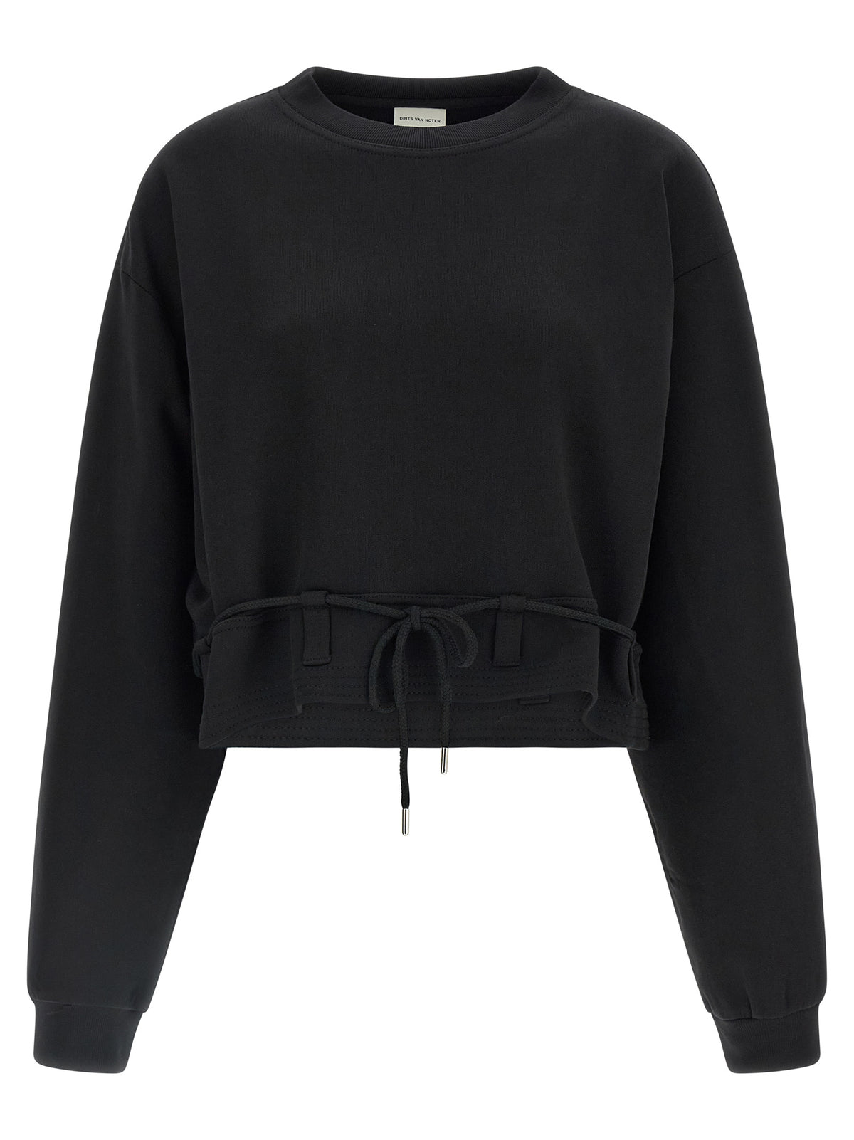 Dries Van Noten Black Cotton Sweatshirt