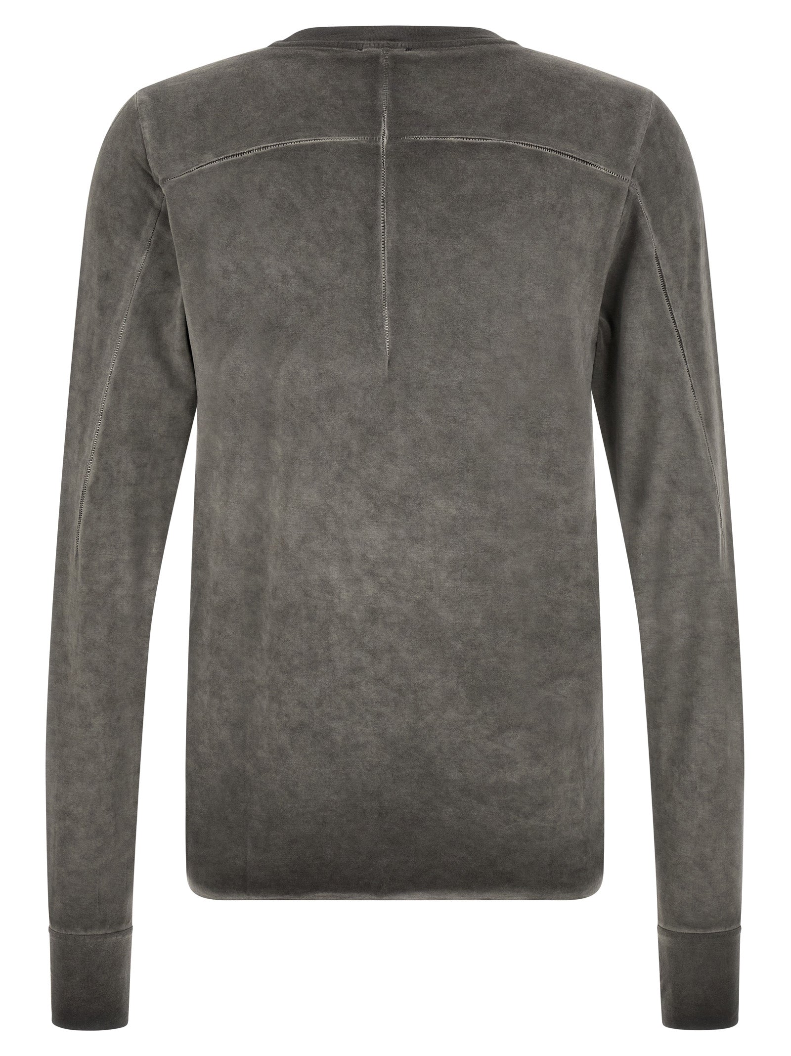 Thom Krom Gray Viscose T-Shirt