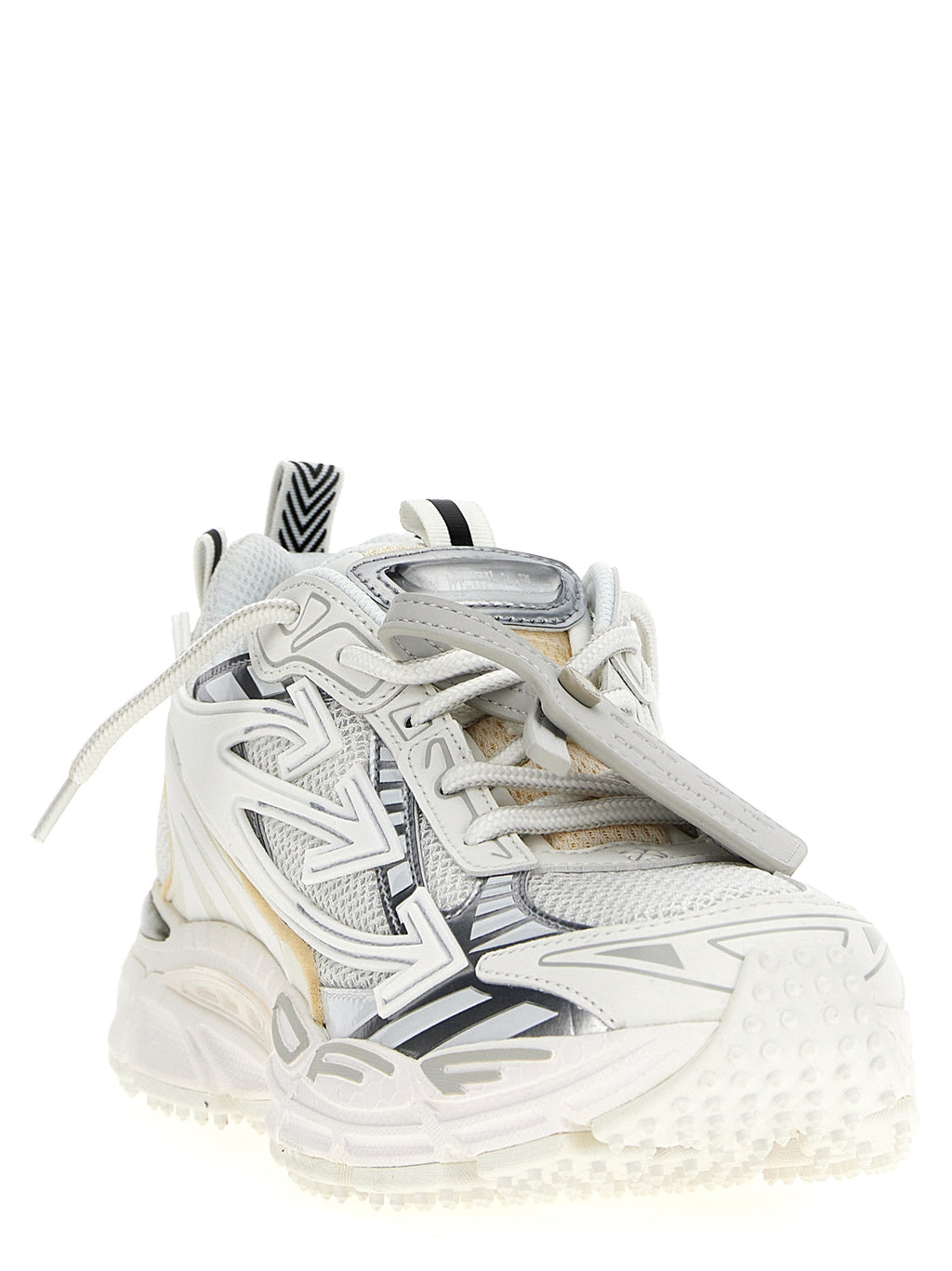 Baskets athlétiques Off-White en polyéthylène blanc