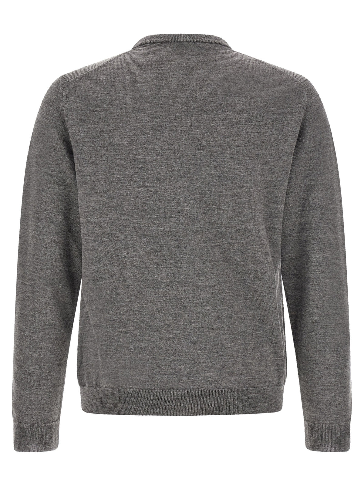 ZANONE Gray Virgin Wool Cardigan