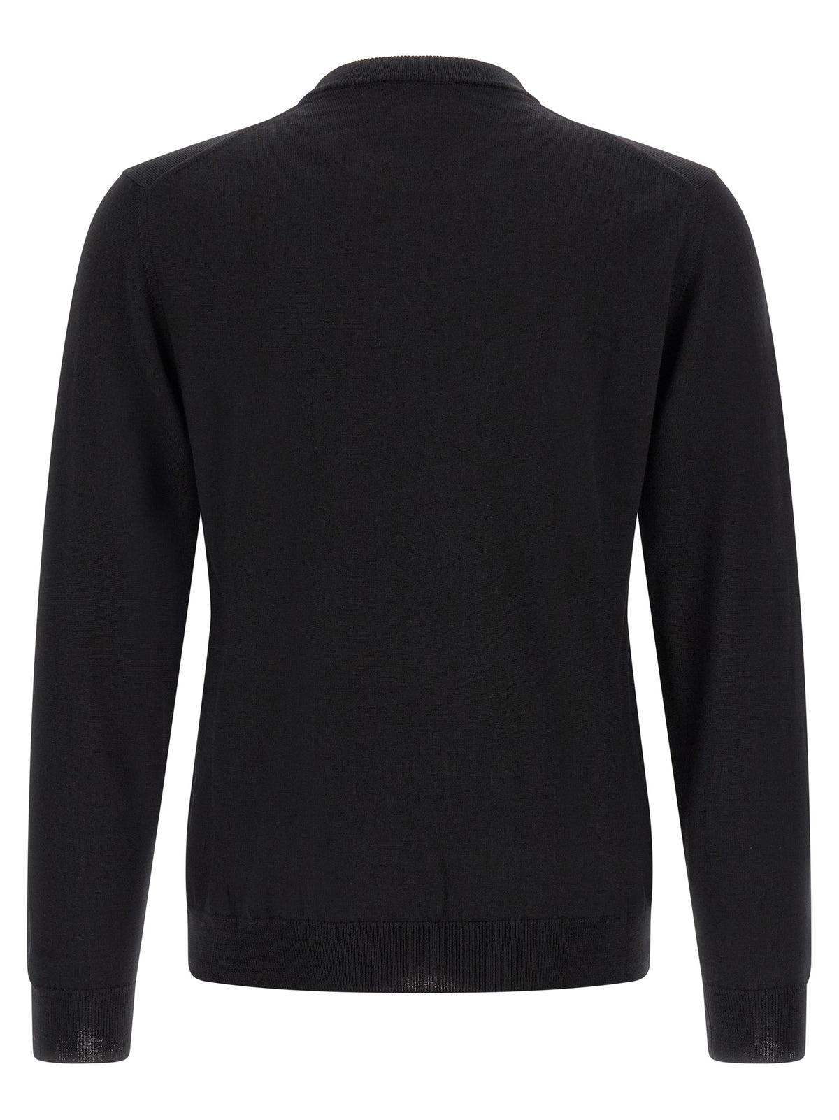 ZANONE Black Virgin Wool Cardigan