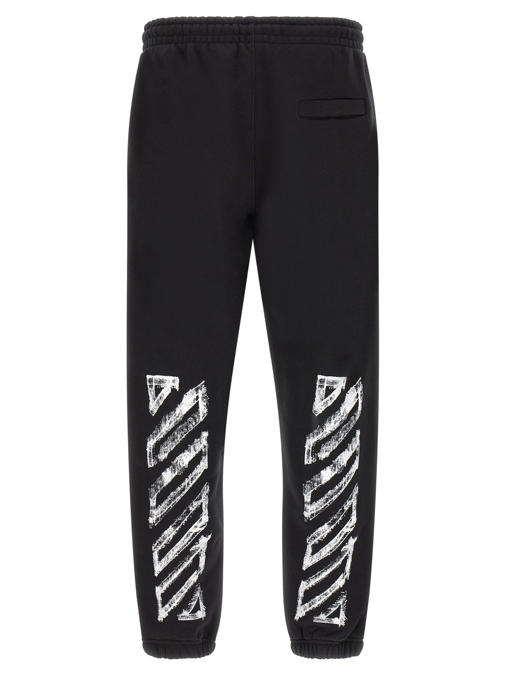 Off-White Black Cotton Joggers (Workout Pants)
