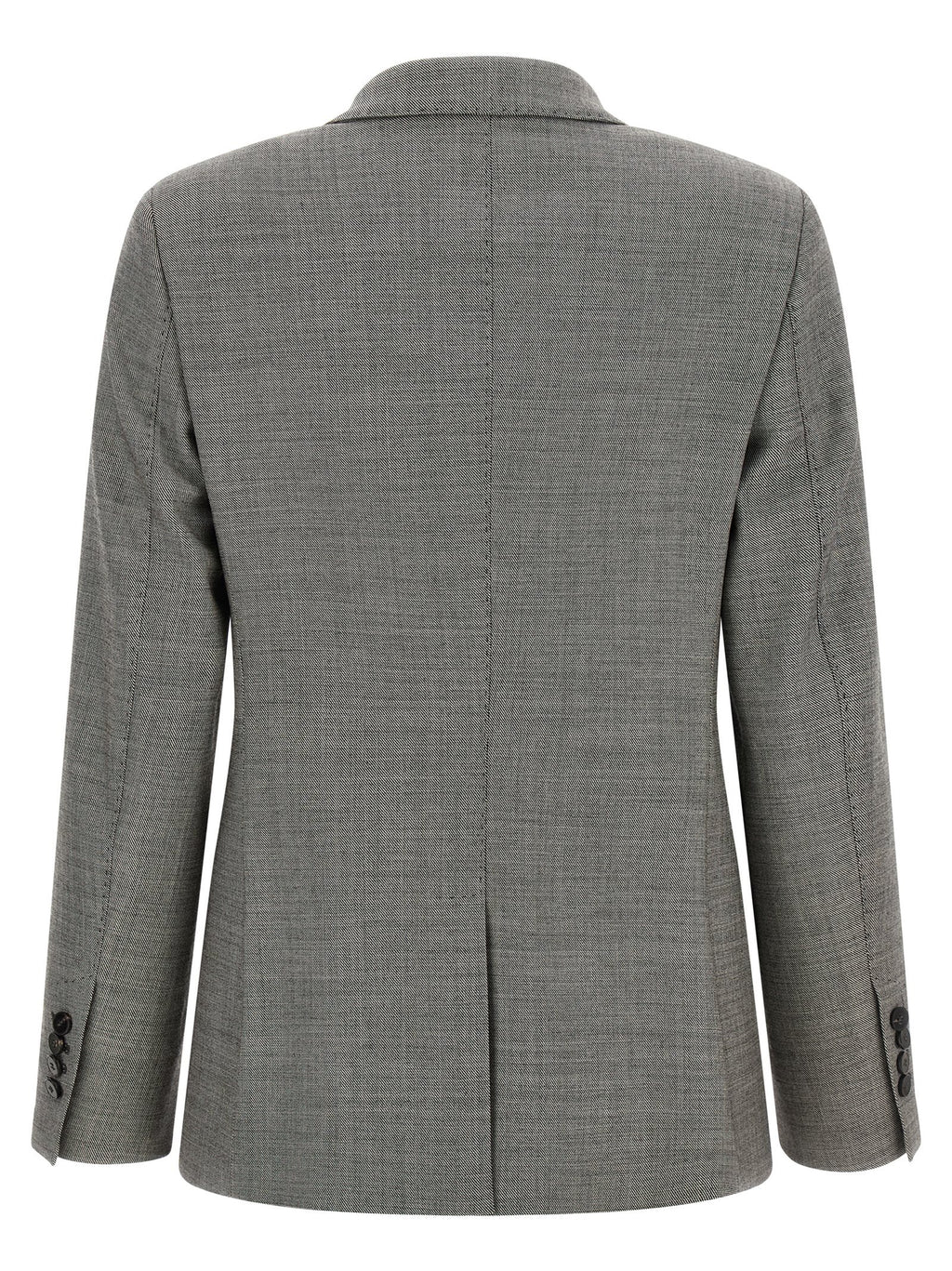 Alberto Biani Gray Wool Blazer