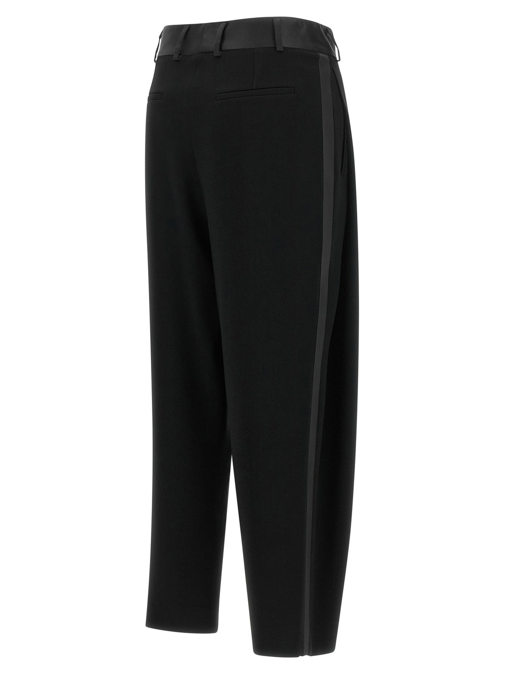 Alberto Biani Black Triacetate Dress Pants