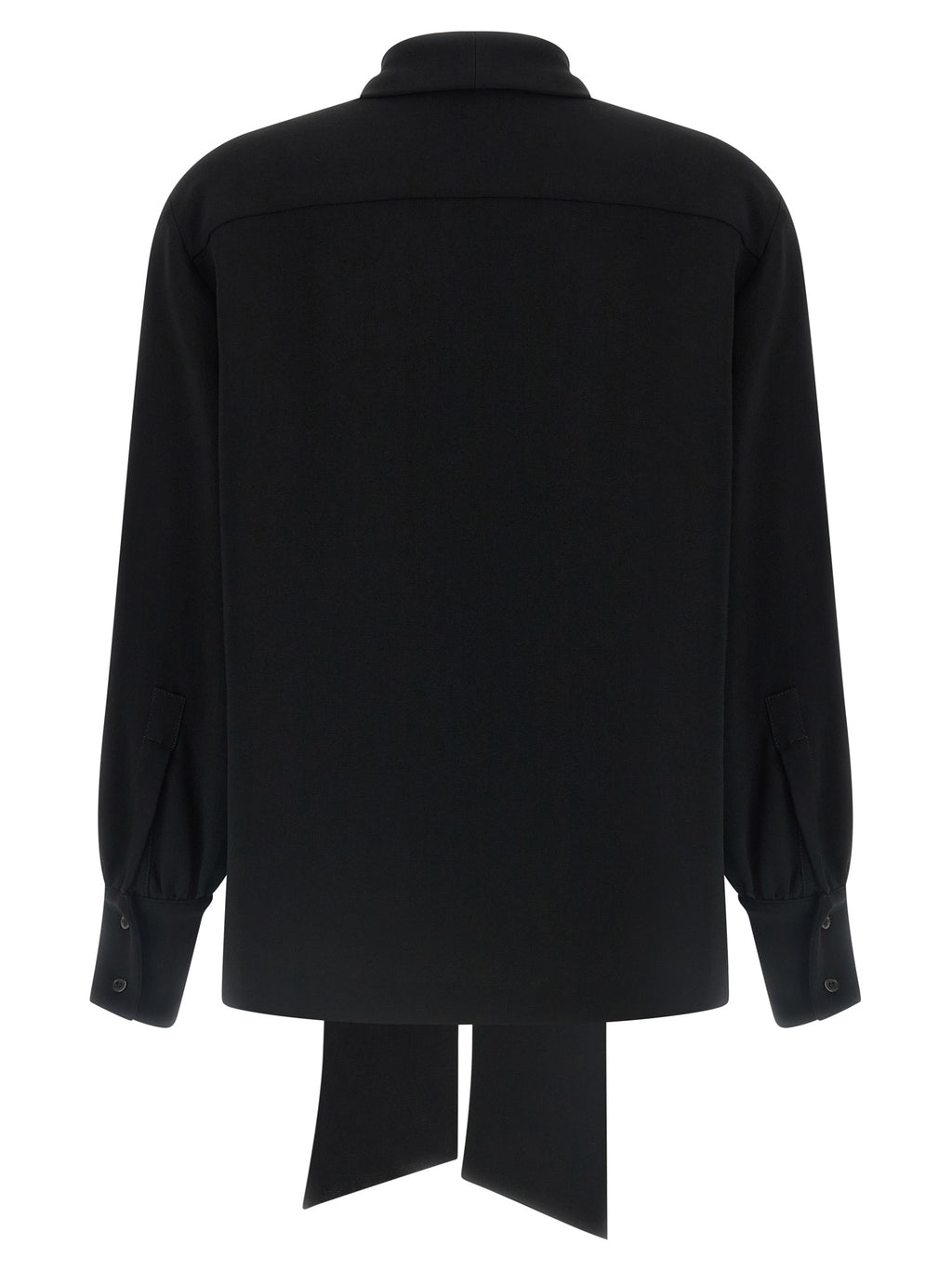 Alberto Biani Black Triacetate Blouse