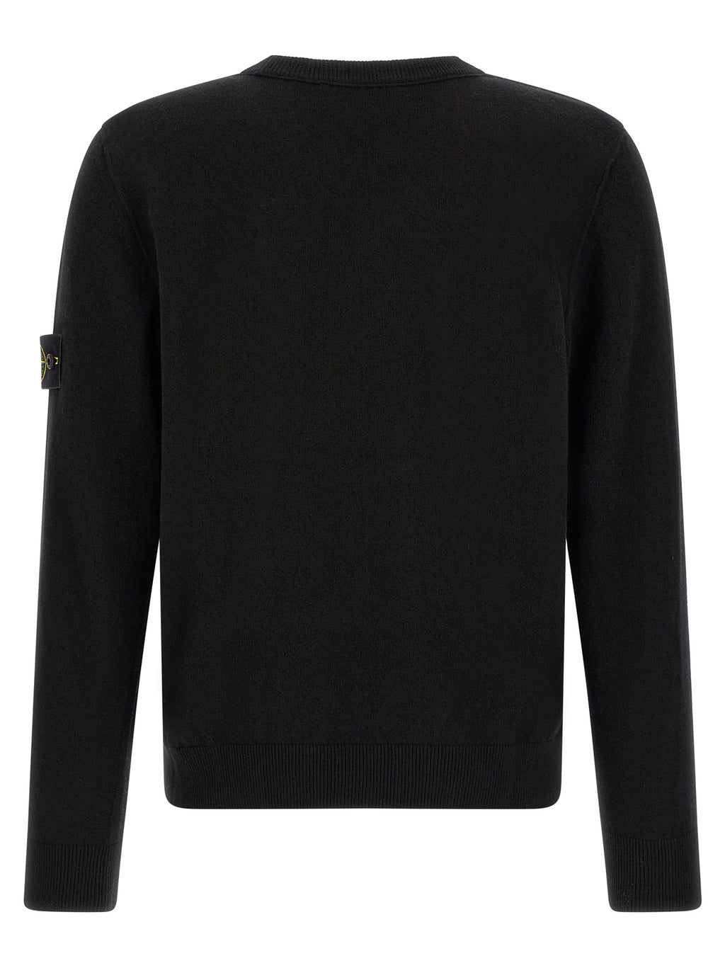 Stone Island Black Virgin Wool Cardigan