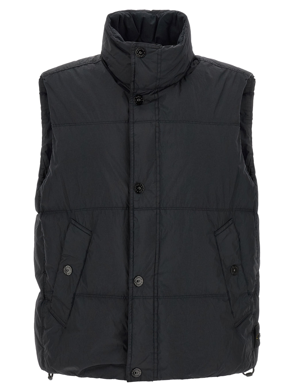 Stone Island Blue Polyamide Sleeveless Jacket