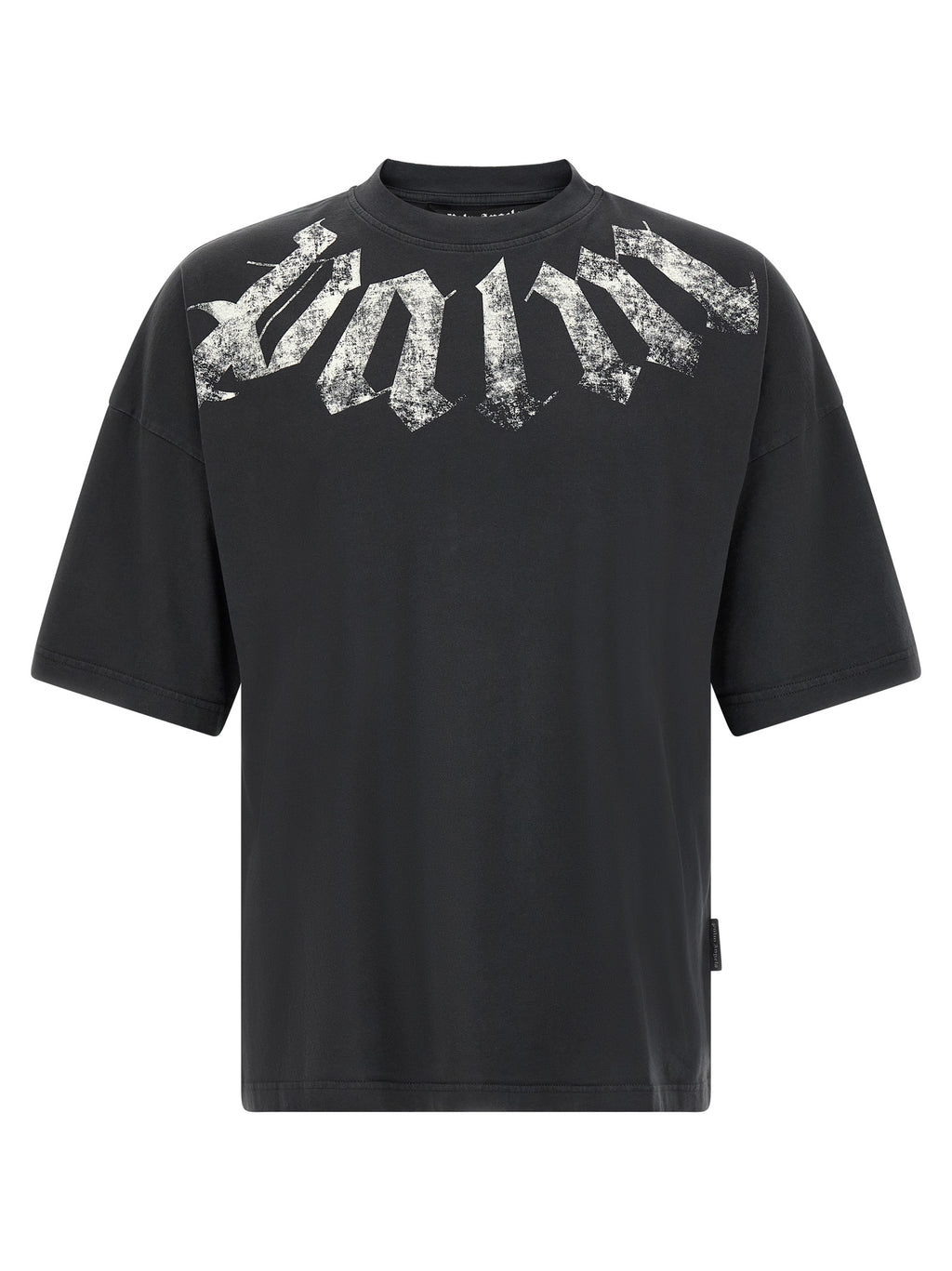 Palm Angels Black Cotton T-Shirt
