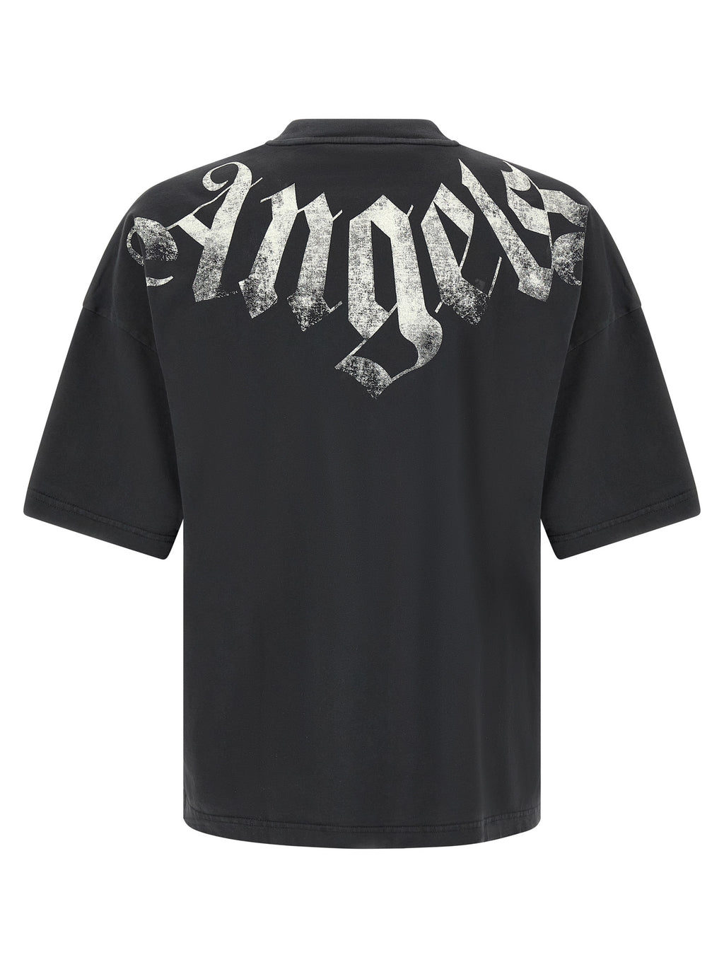 Palm Angels Black Cotton T-Shirt