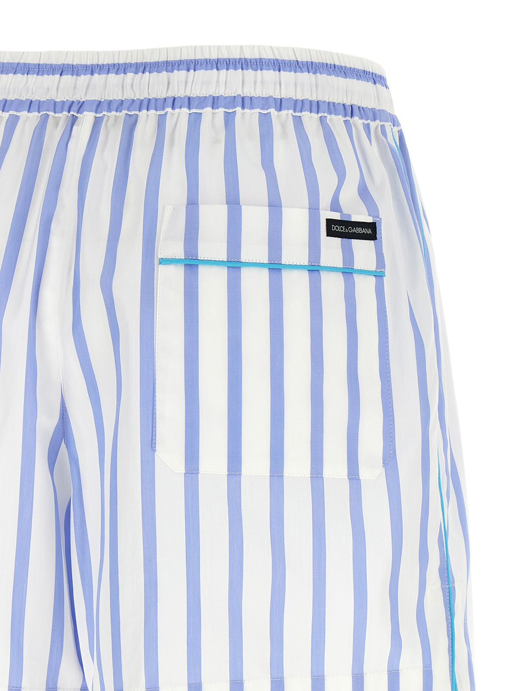 Dolce & Gabbana Blue Cotton Bermuda Shorts