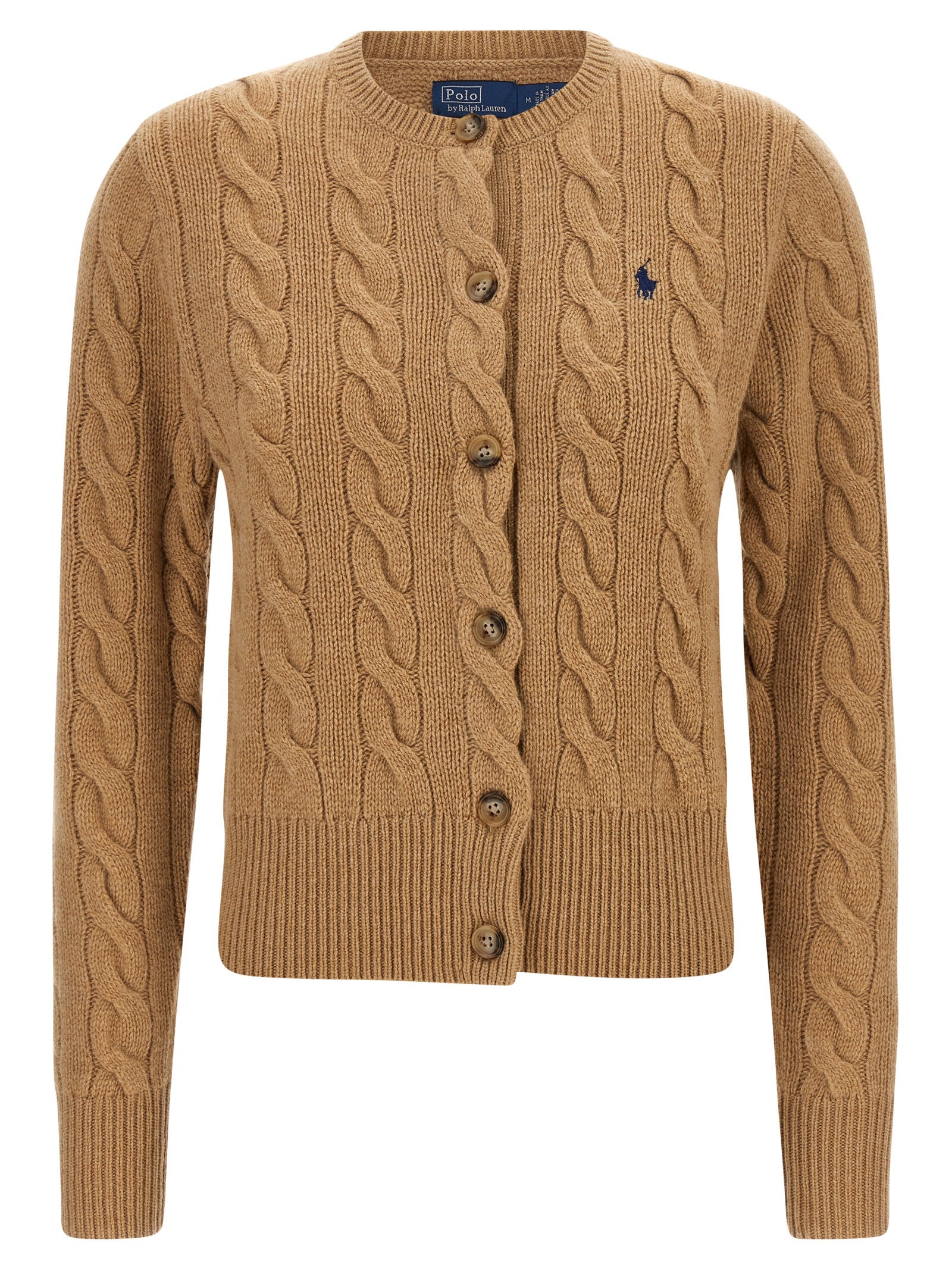 Polo Ralph Lauren Beige Wool Cardigan