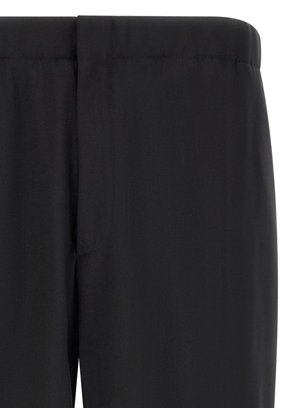 Lardini Black Virgin Wool Dress Pants