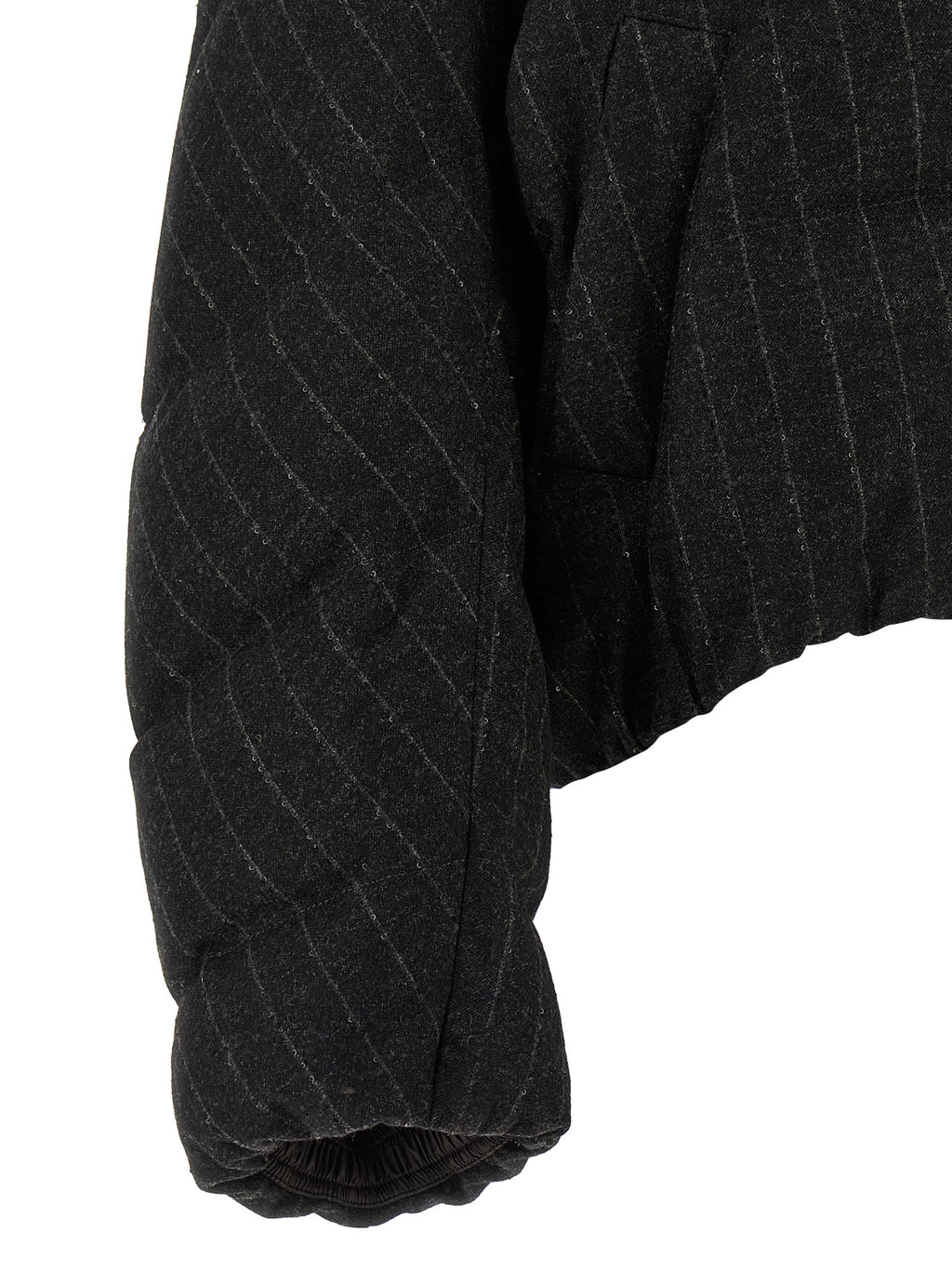 Brunello Cucinelli Gray Virgin Wool Full-Length Jacket