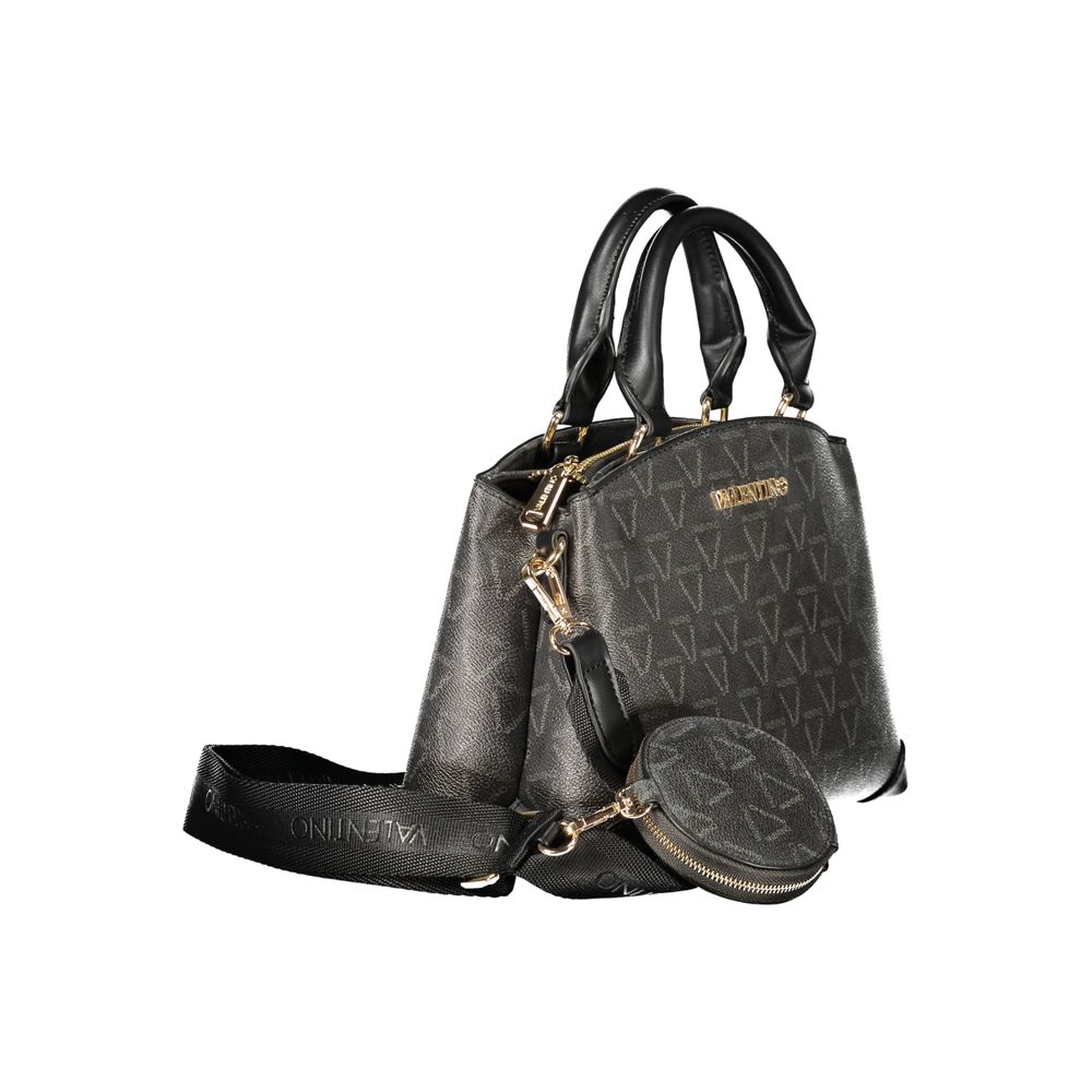 Mario Valentino Nero Damenhandtasche aus Polyurethan
