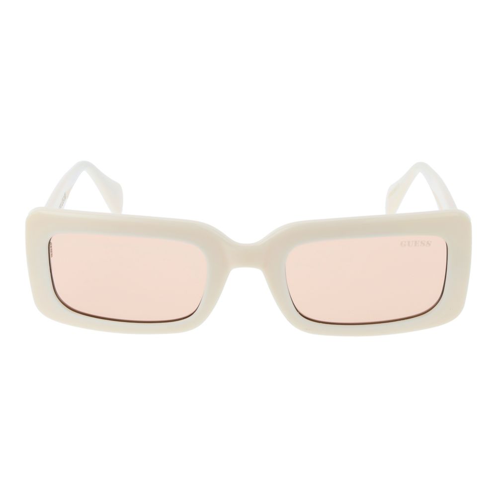 Lunettes de soleil Guess en plastique beige