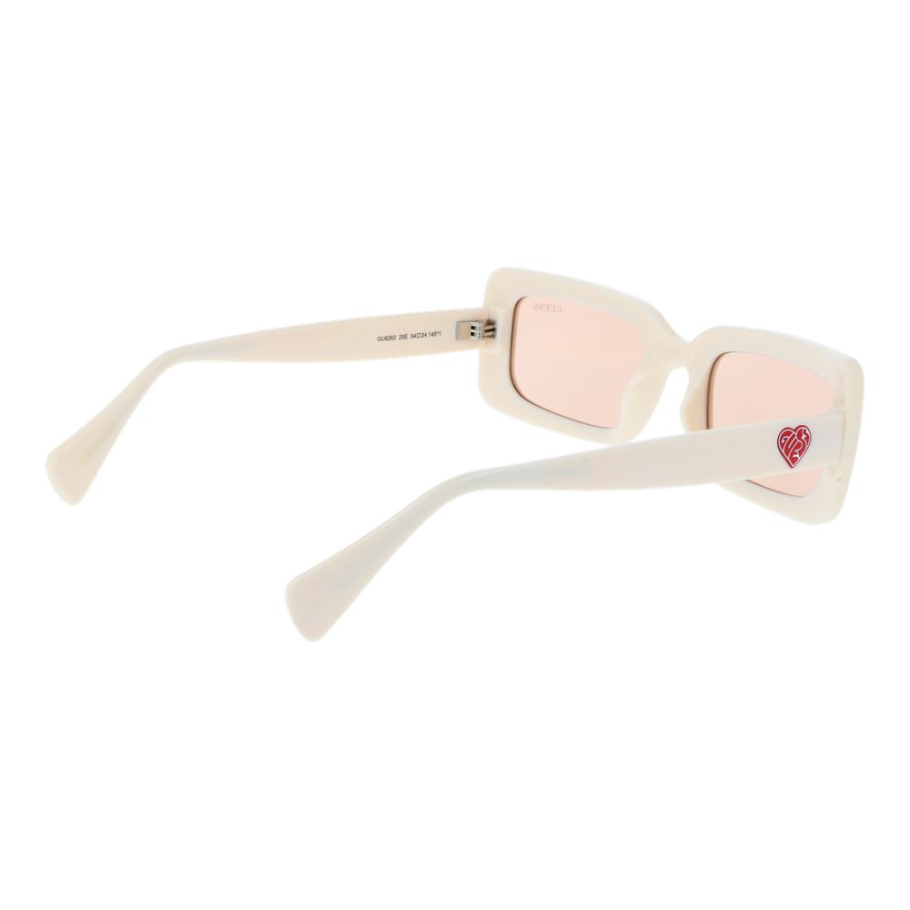 Lunettes de soleil Guess en plastique beige