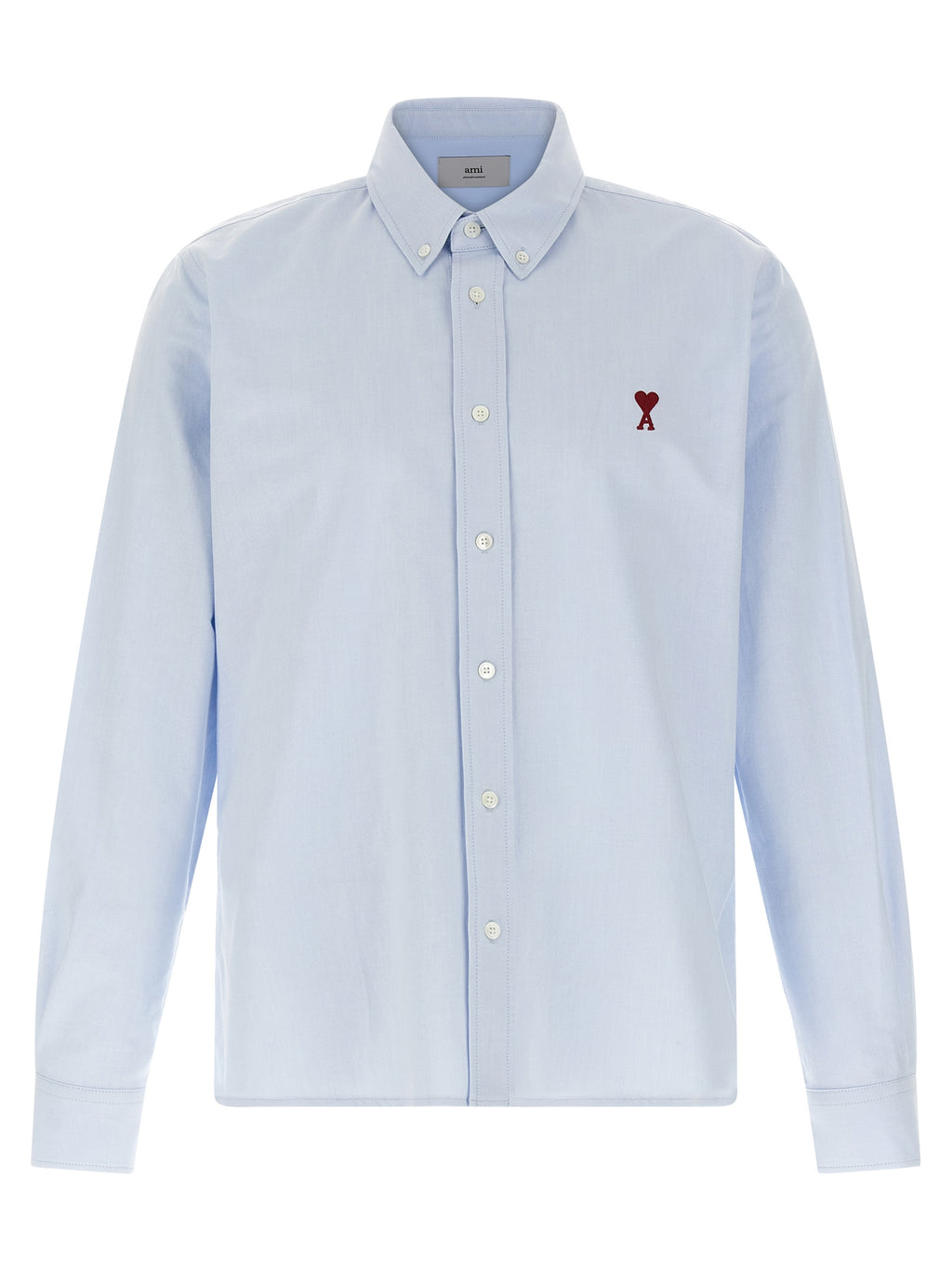 Ami Paris Blue Cotton Blouse