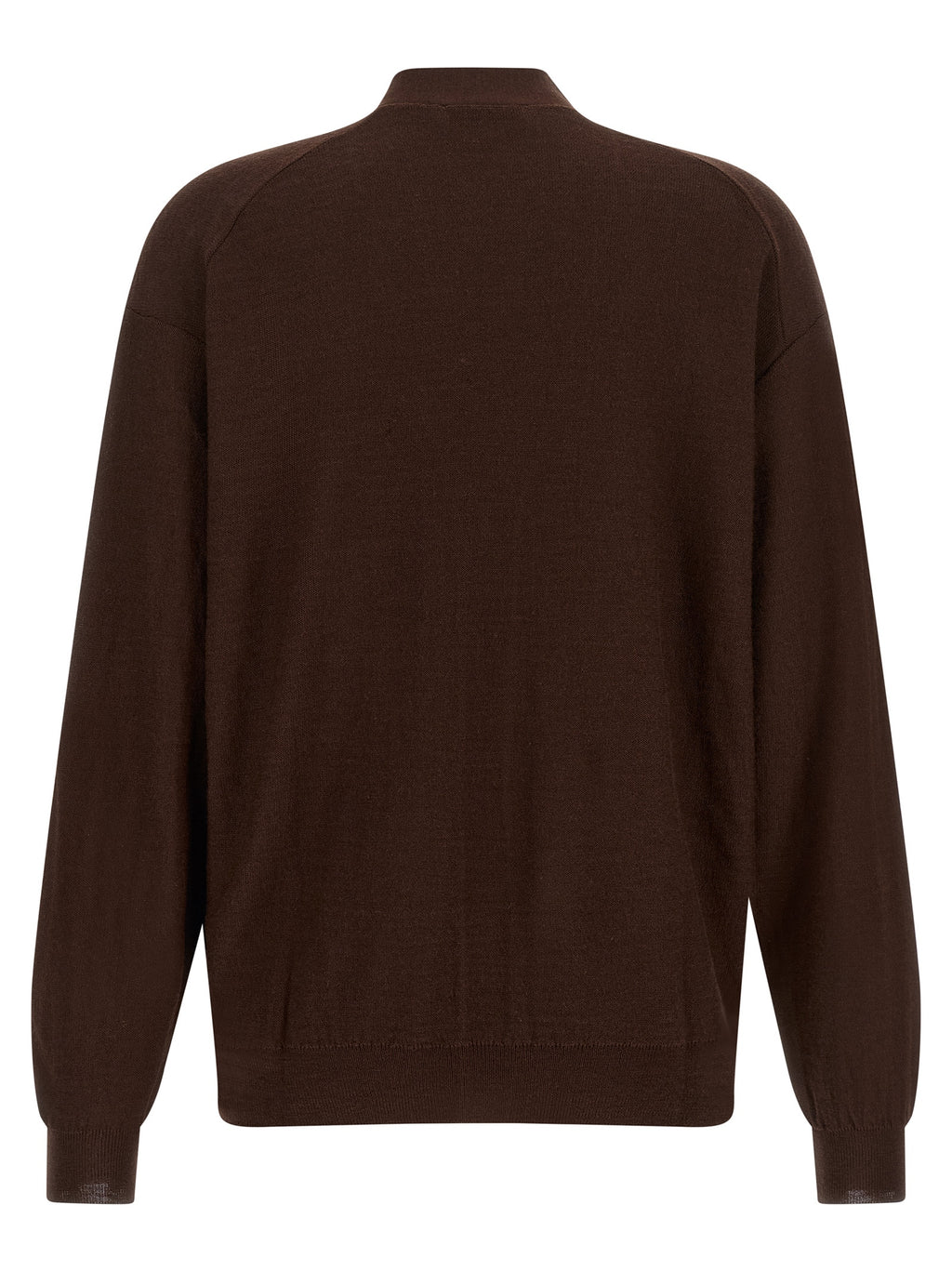Lemaire Bordeaux Wollstrickjacke