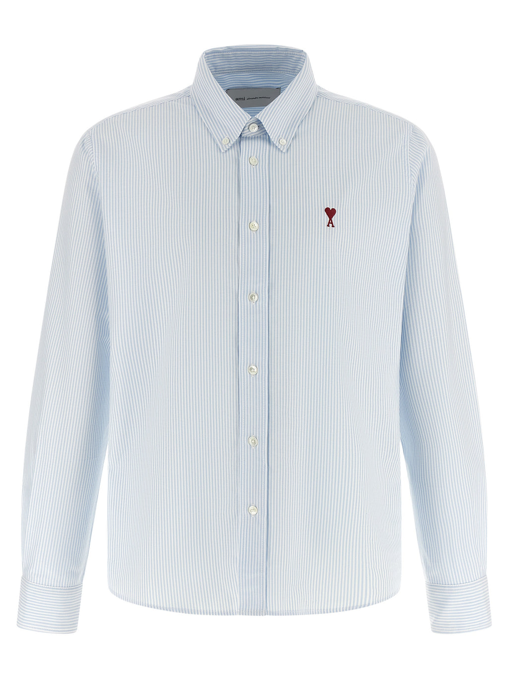 Ami Paris Blue Cotton Blouse