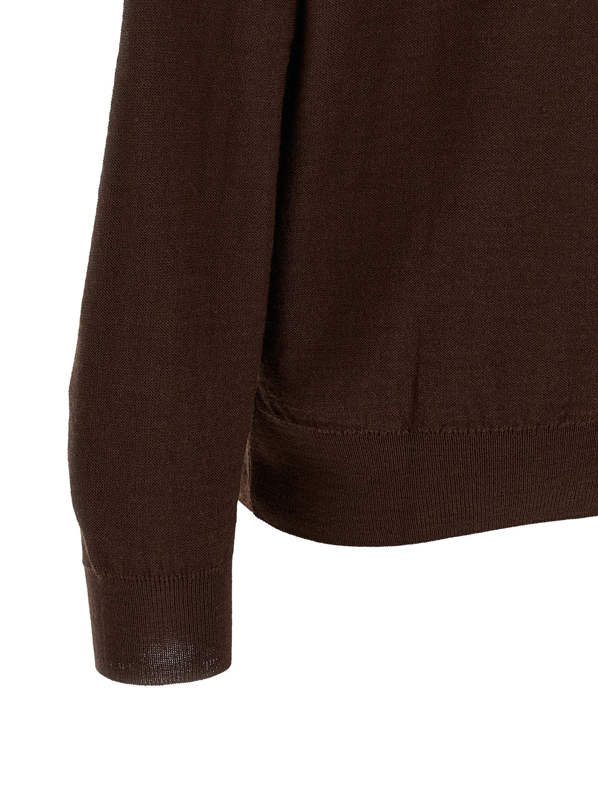 Lemaire Bordeaux Wollstrickjacke
