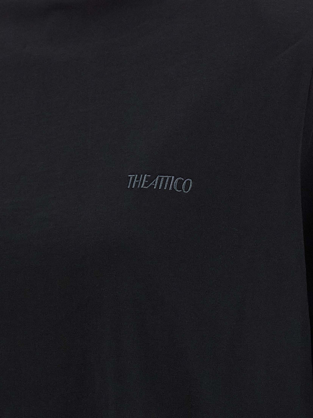 The Attico Black Cotton T-Shirt