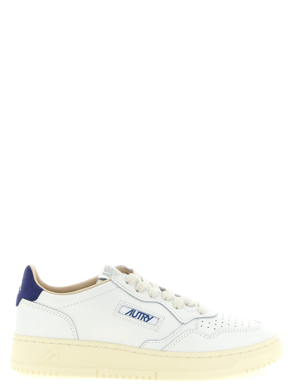 Autry Blue Cowhide Athletic Sneakers