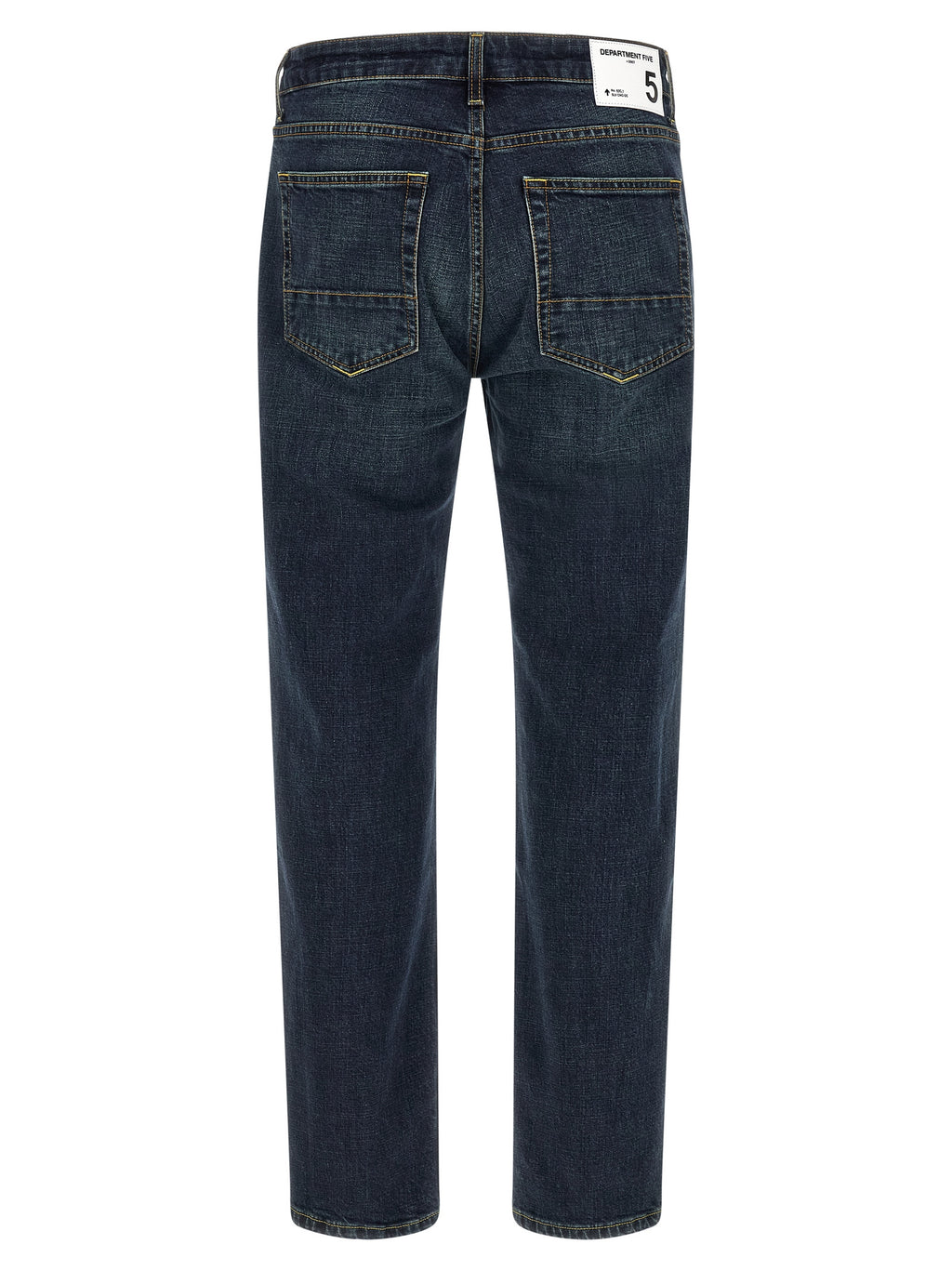 Department 5 Blue Cotton Straight-Leg Jeans