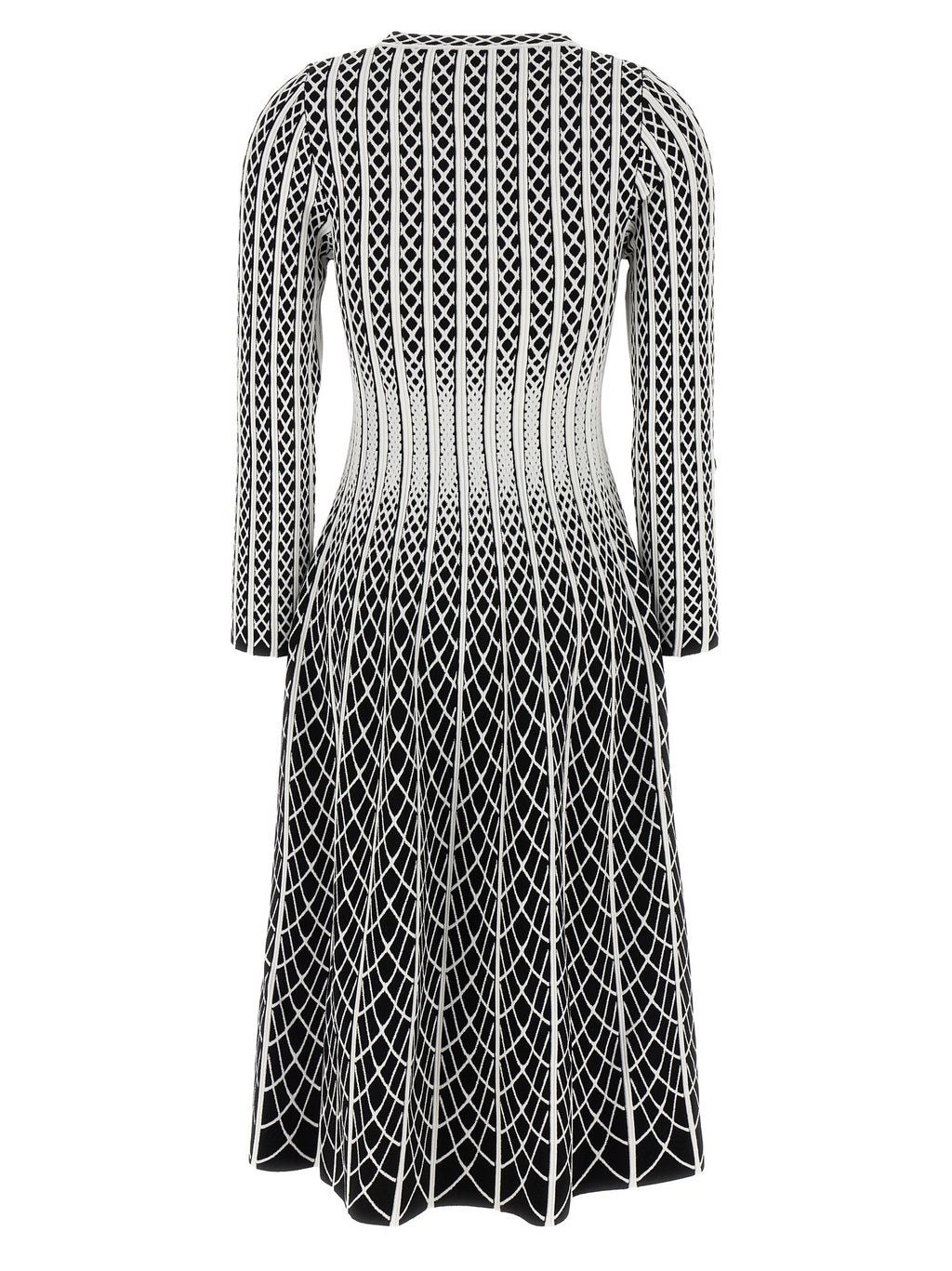 ANTONINO VALENTI Bicolor Viscose Midi Dress