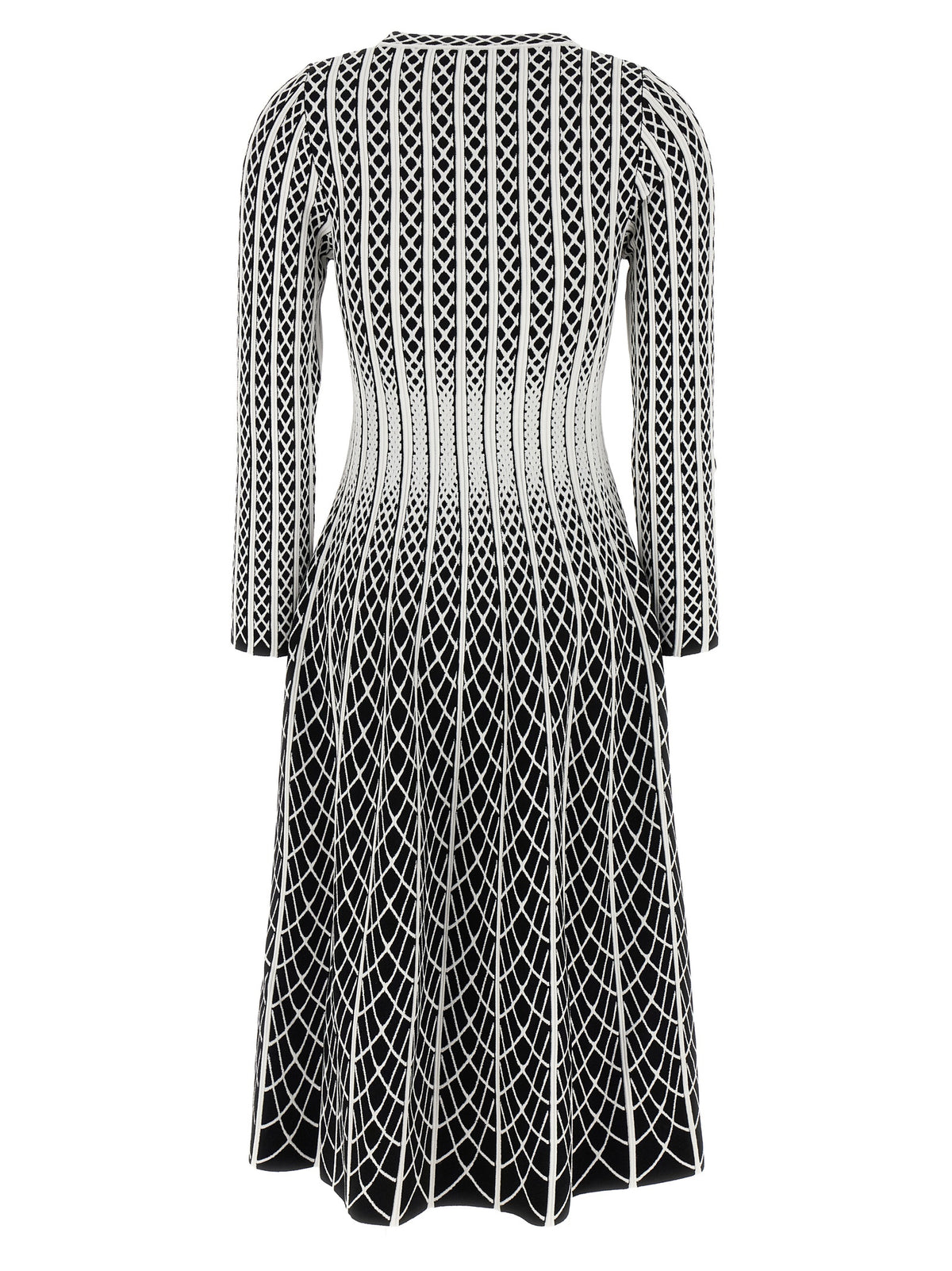 ANTONINO VALENTI Bicolor Viscose Midi Dress