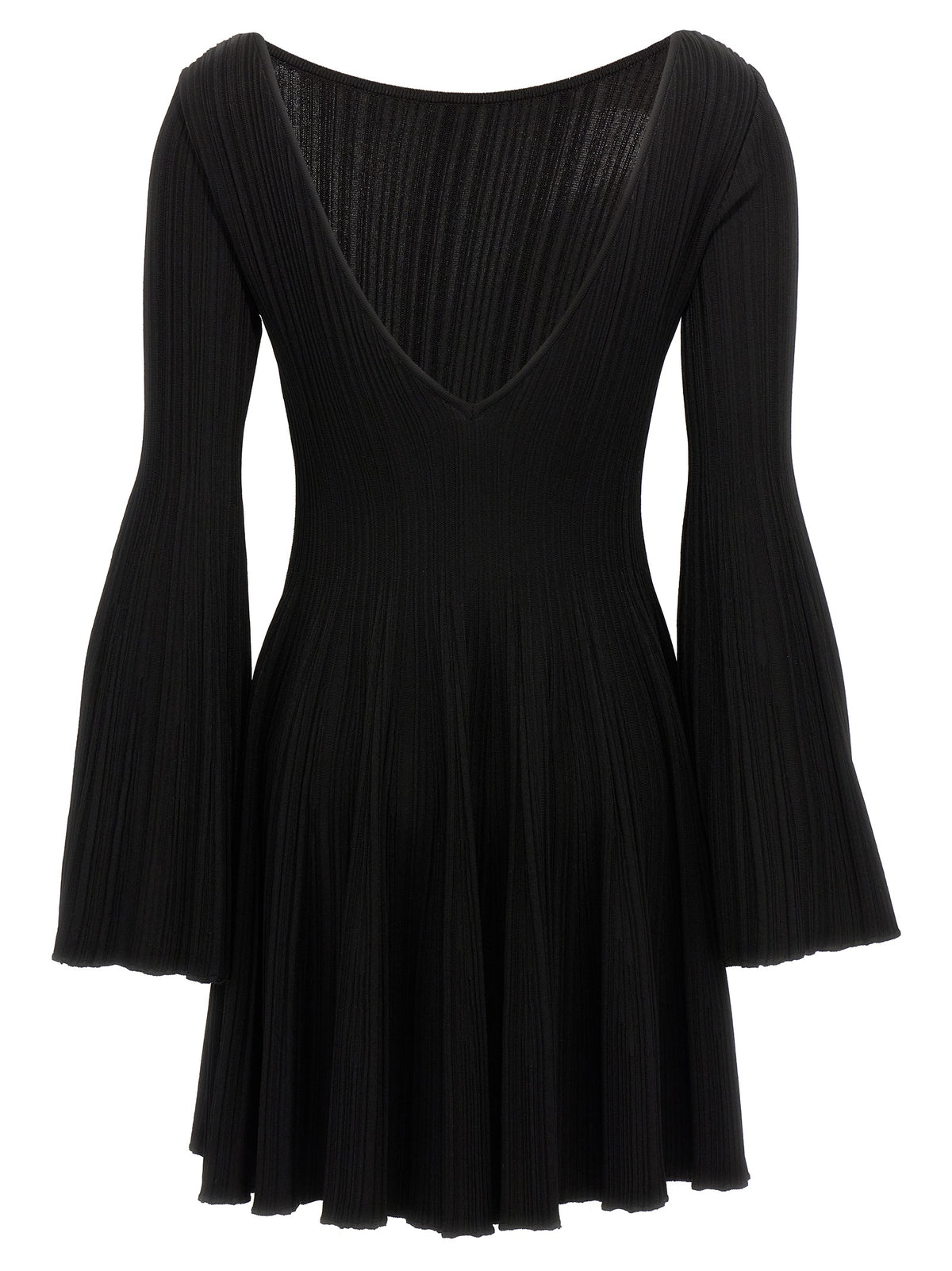 ANTONINO VALENTI Black Viscose Short Dress
