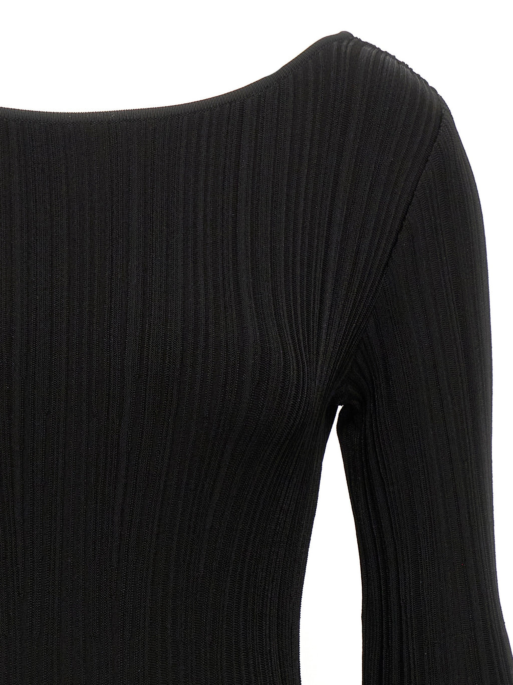 ANTONINO VALENTI Black Viscose Short Dress