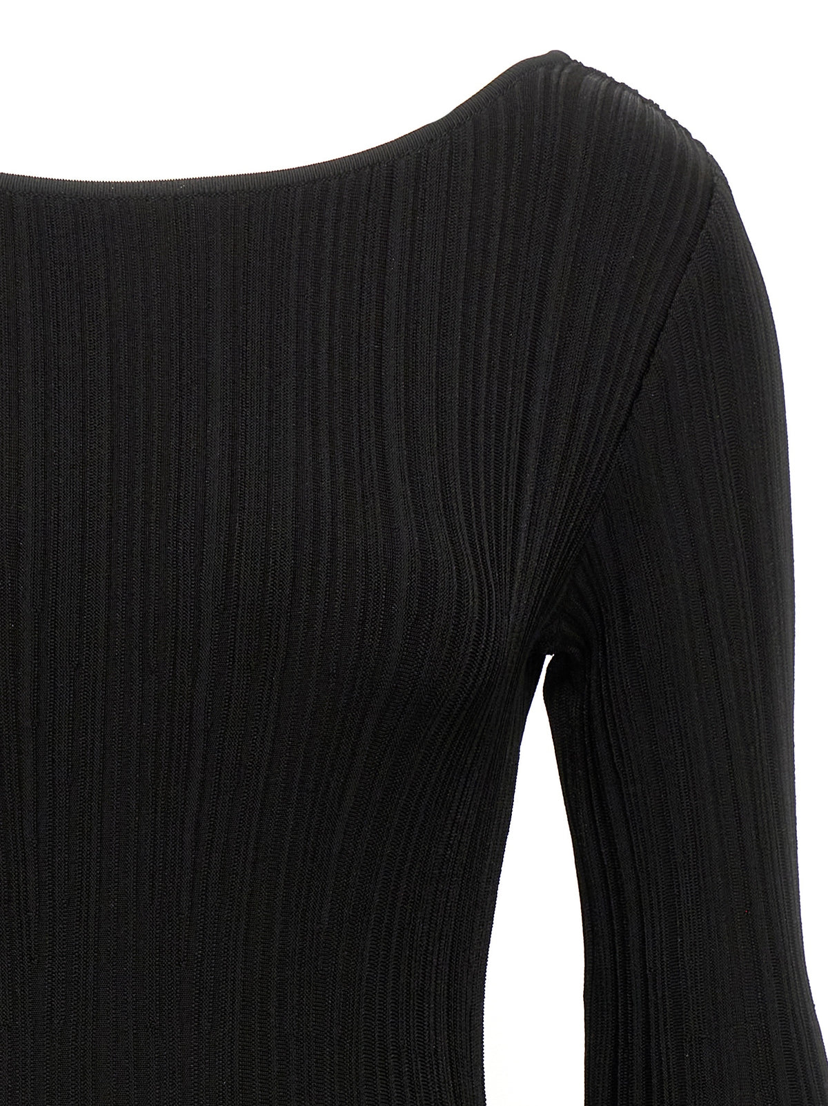 ANTONINO VALENTI Black Viscose Short Dress