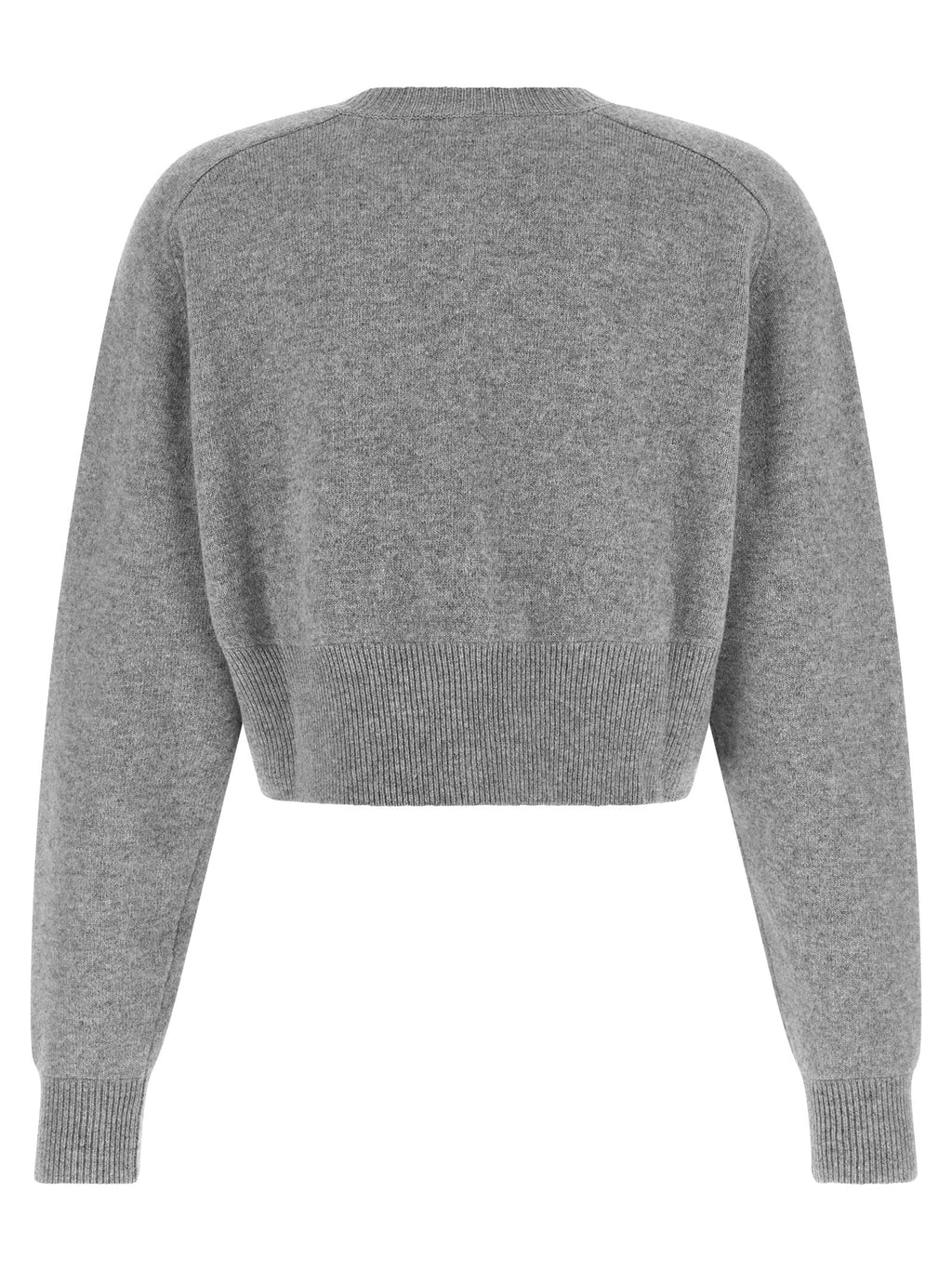 Elisabetta Franchi Gray Wool Cardigan